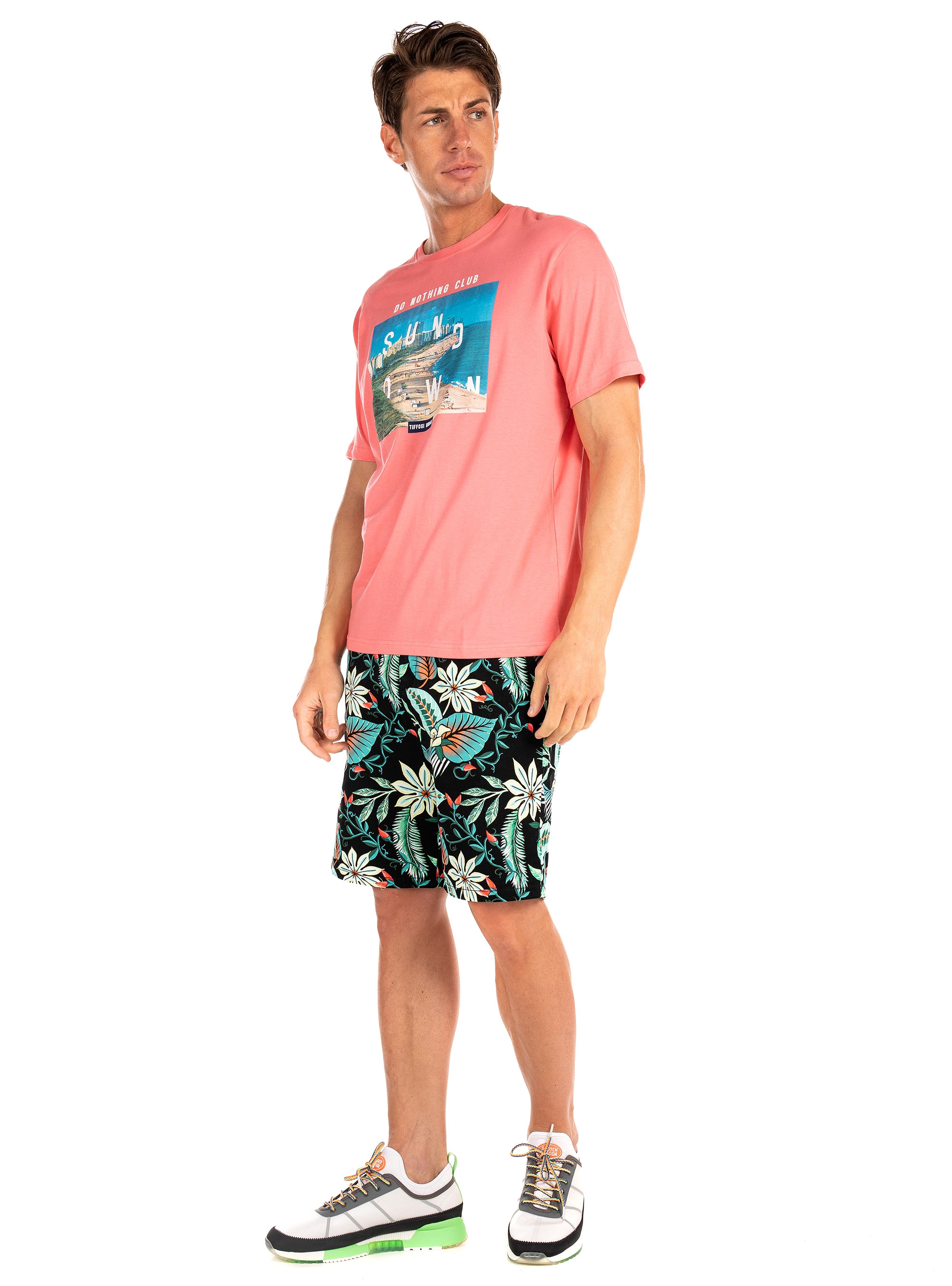 Scotch & Soda Chino Shorts-Green