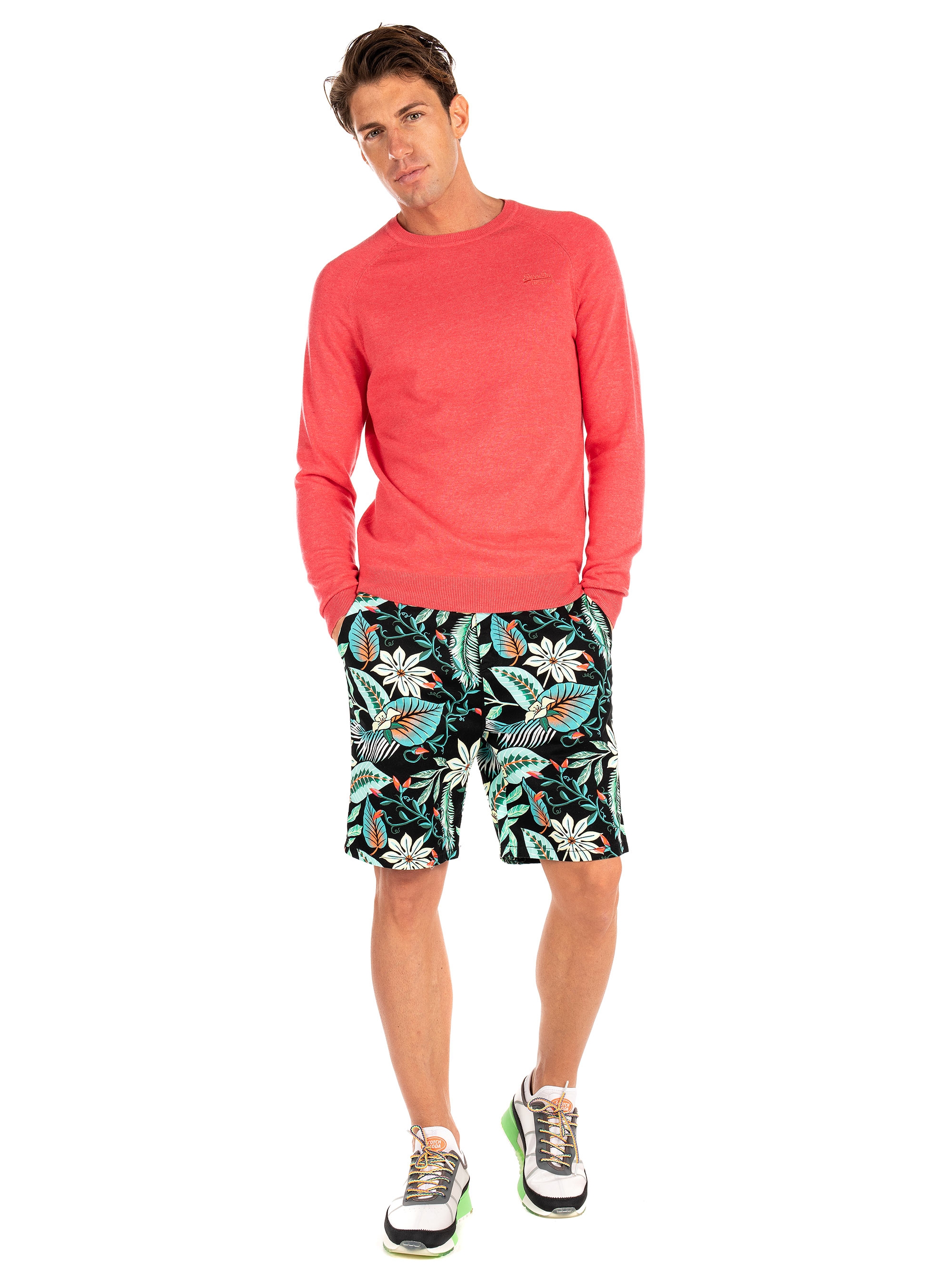 Scotch & Soda Chino Shorts-Green