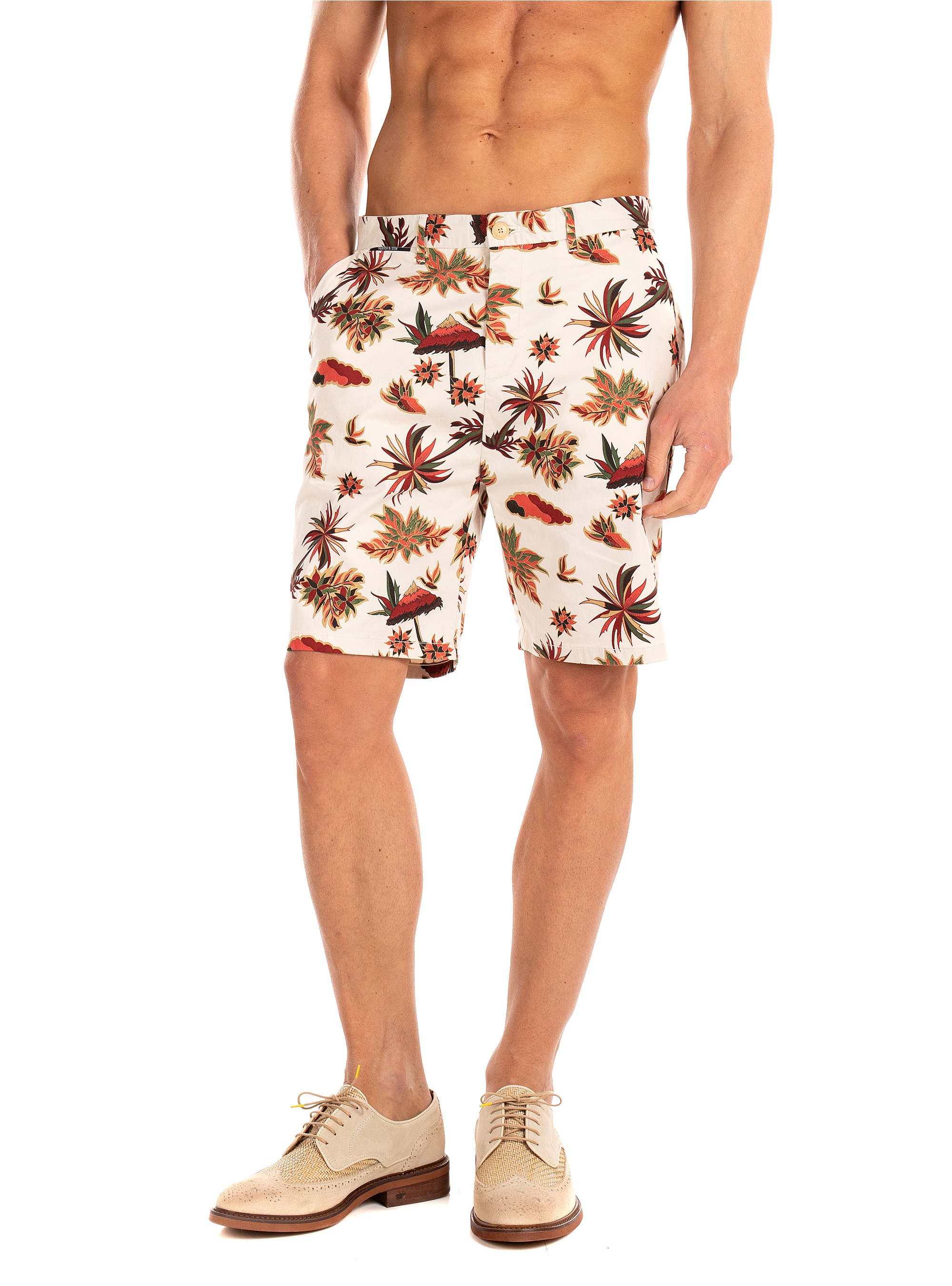 Scotch & Soda Chino Shorts-Off White