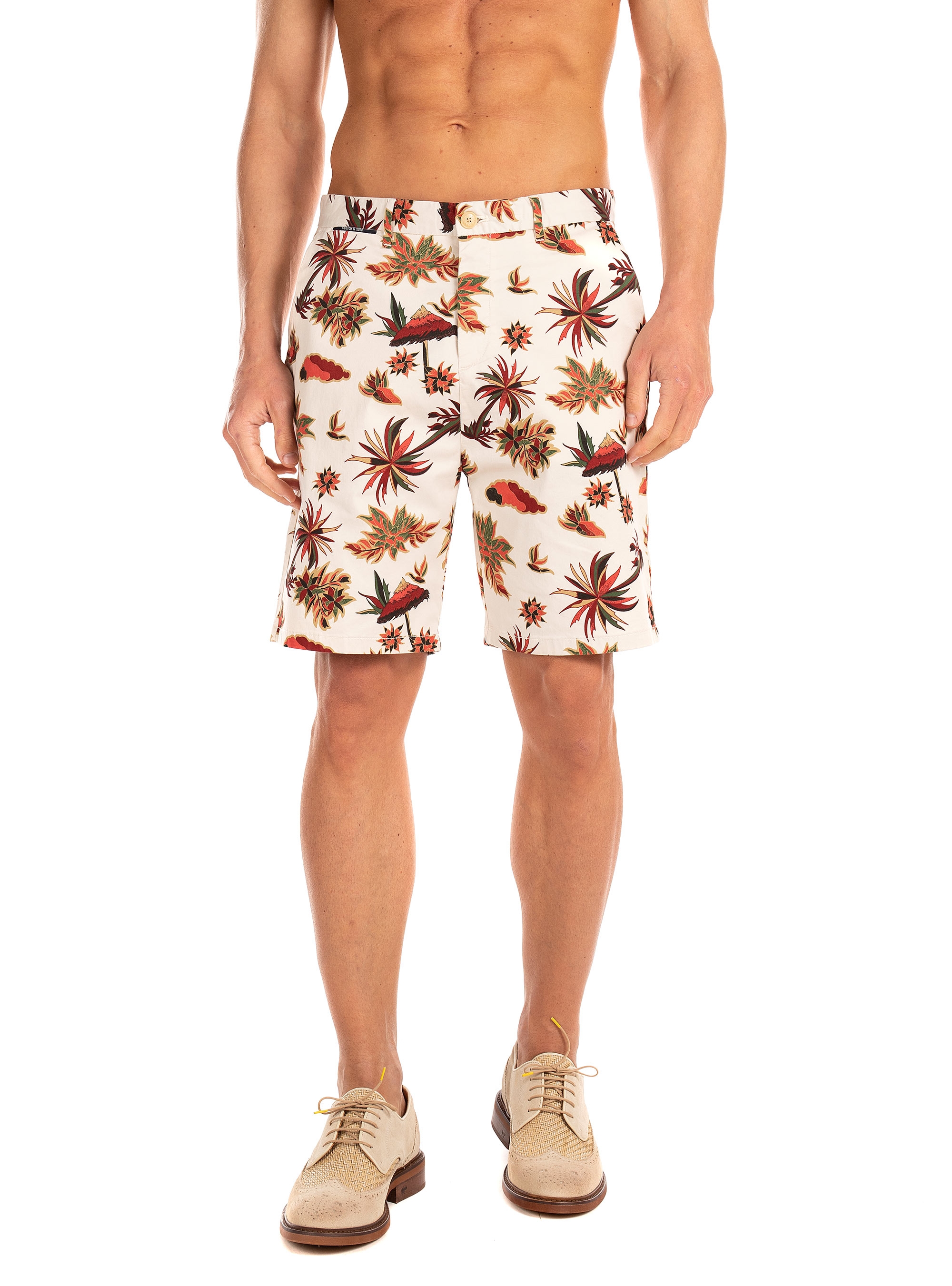 Scotch & Soda Chino Shorts-Off White