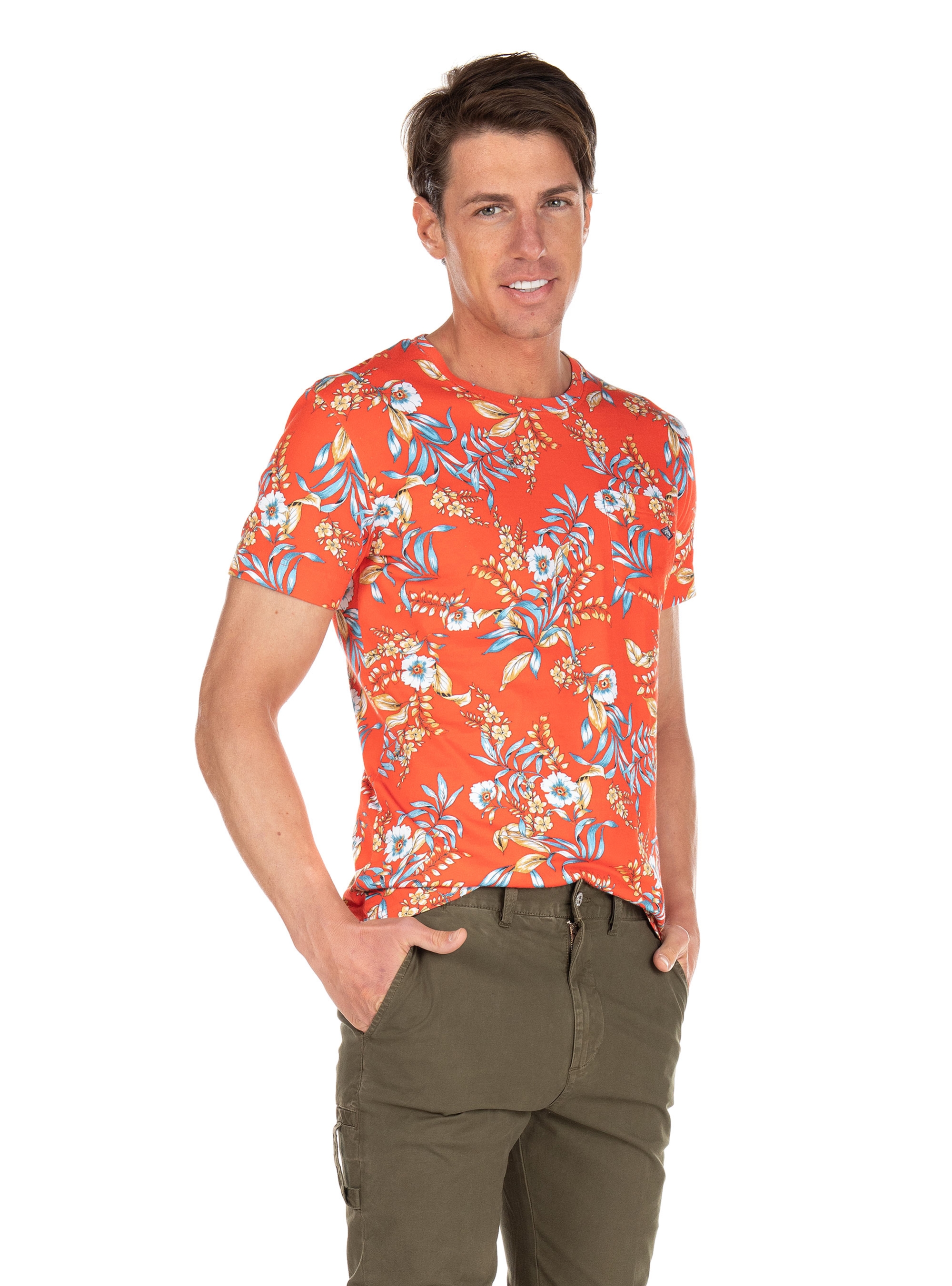 Superdry Top Pocket T-Shirt-Orange