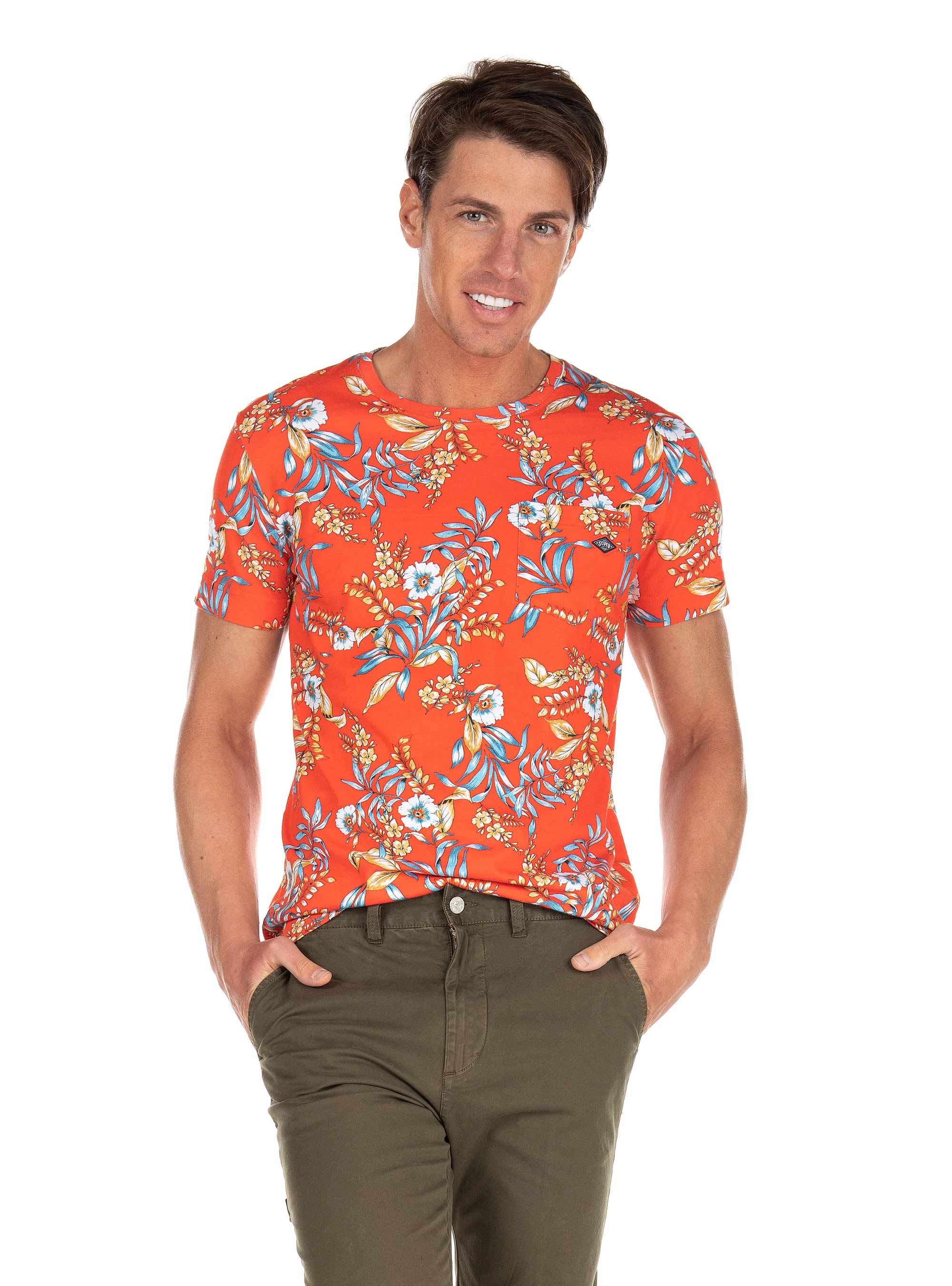 Superdry Top Pocket T-Shirt-Orange