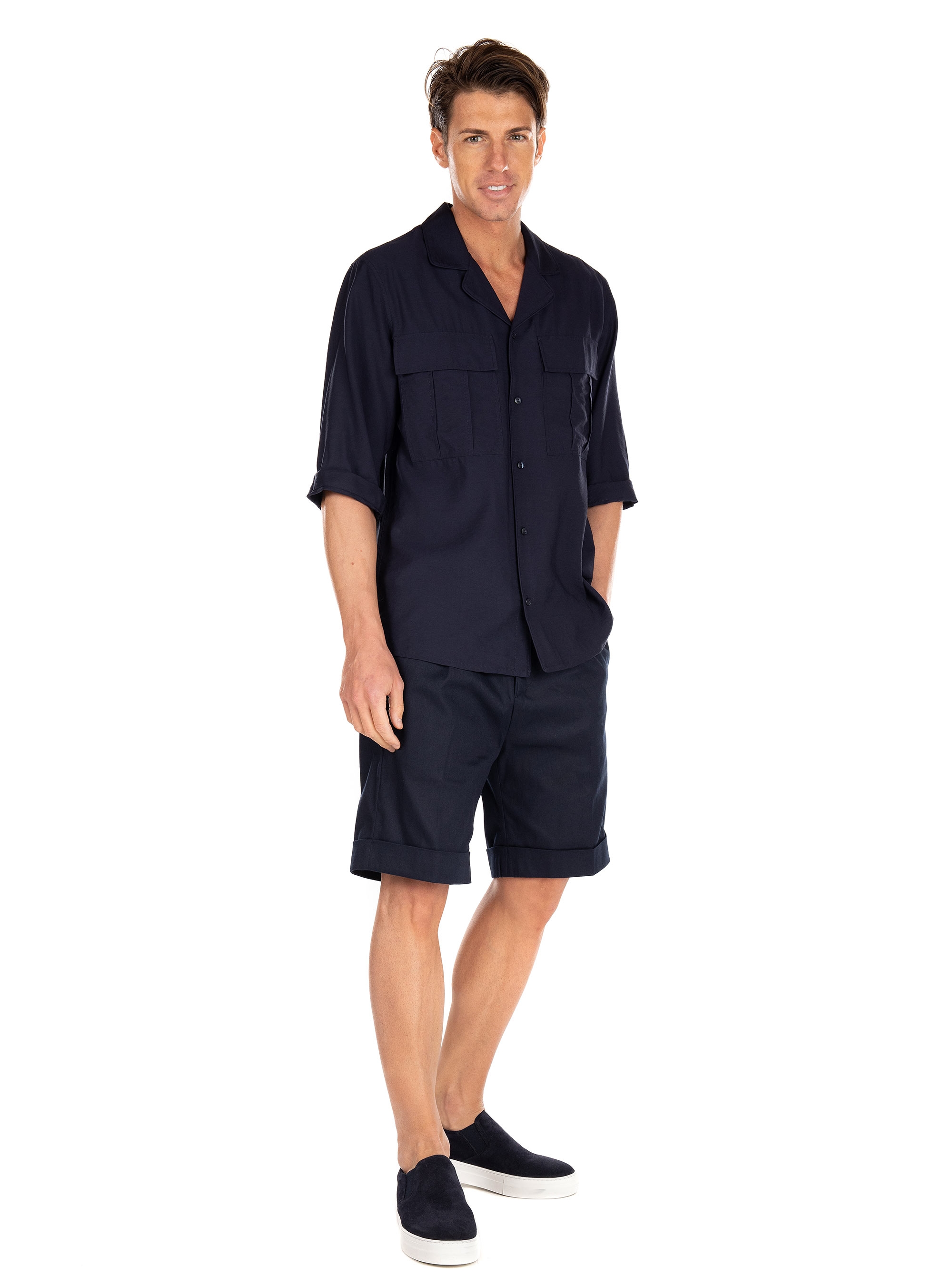 Le Deux Shorts Preston-Blue
