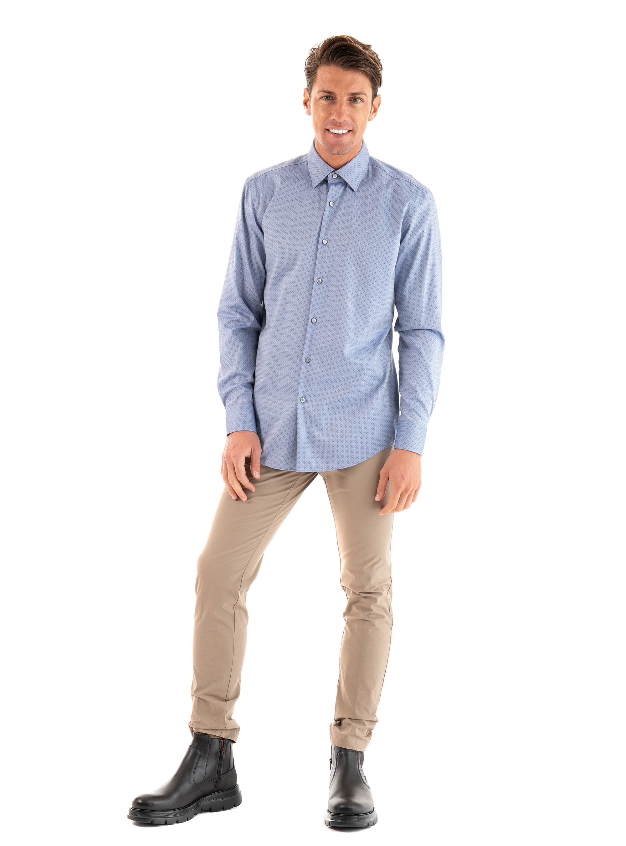 Boss SHirt P-Hank-Kent-214-Blue