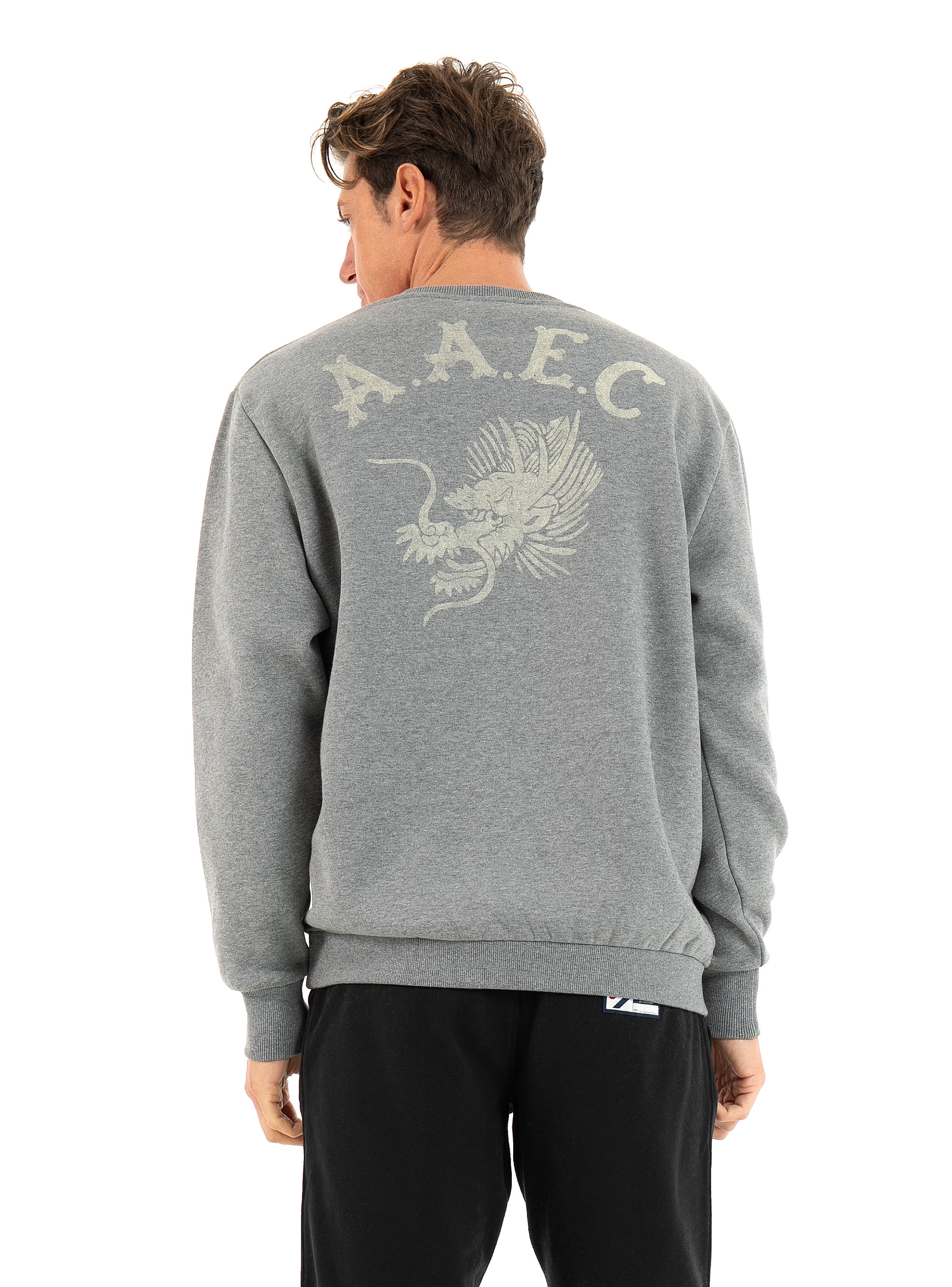 Superdry Collegiate Crew Sweatshirt-Grey
