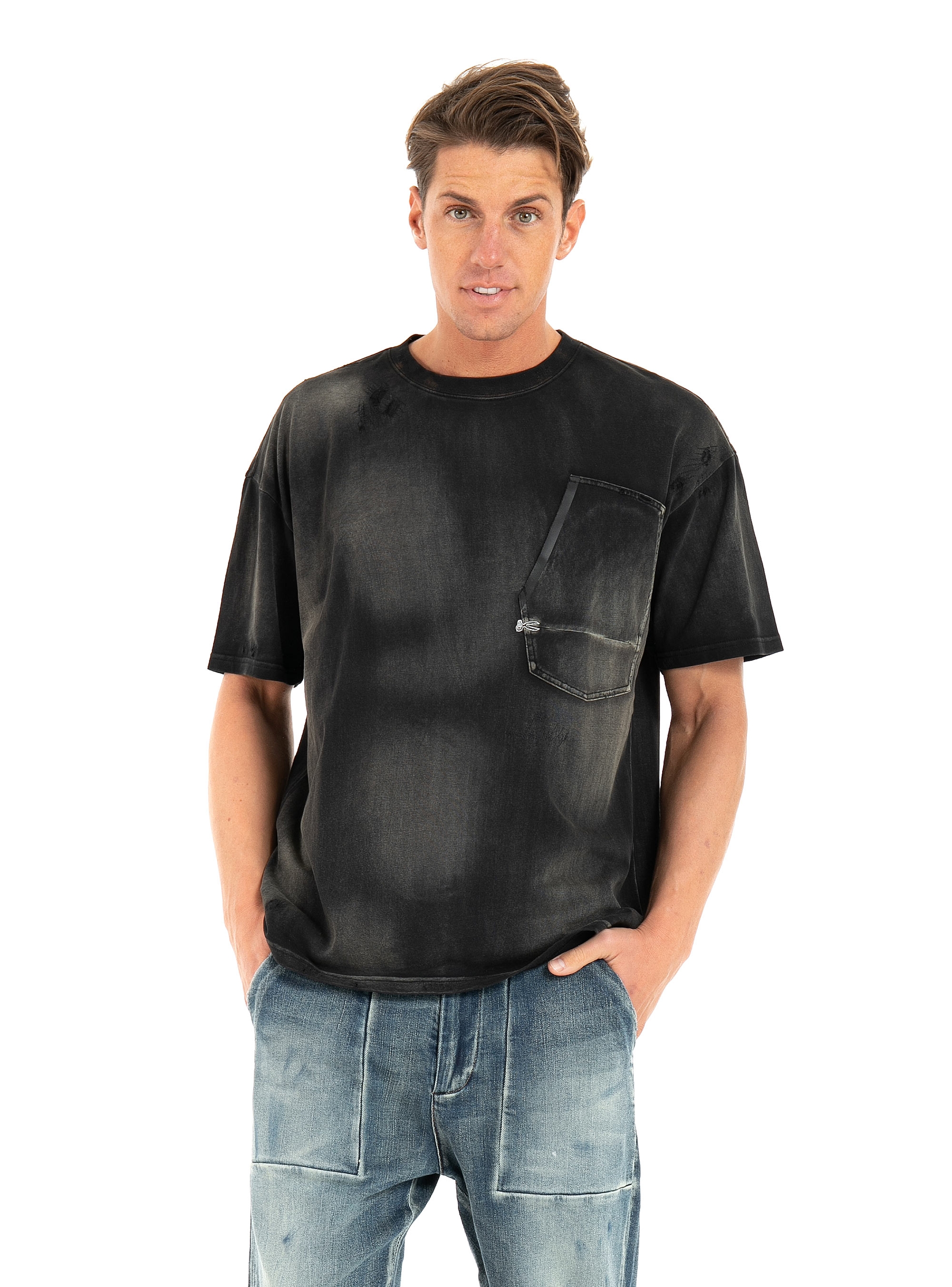 Denham T-Shirt E-Ridge-Black