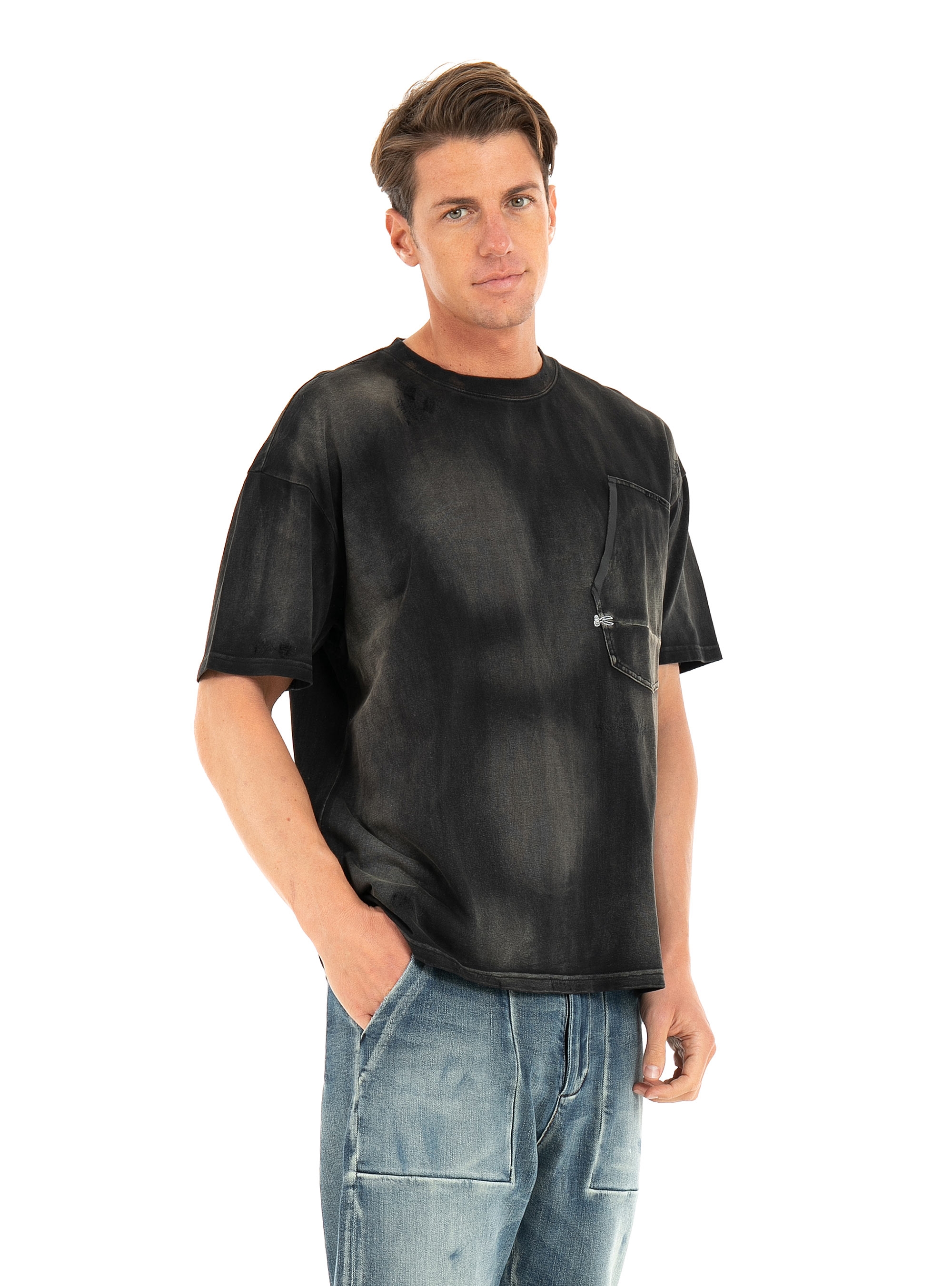 Denham T-Shirt E-Ridge-Black