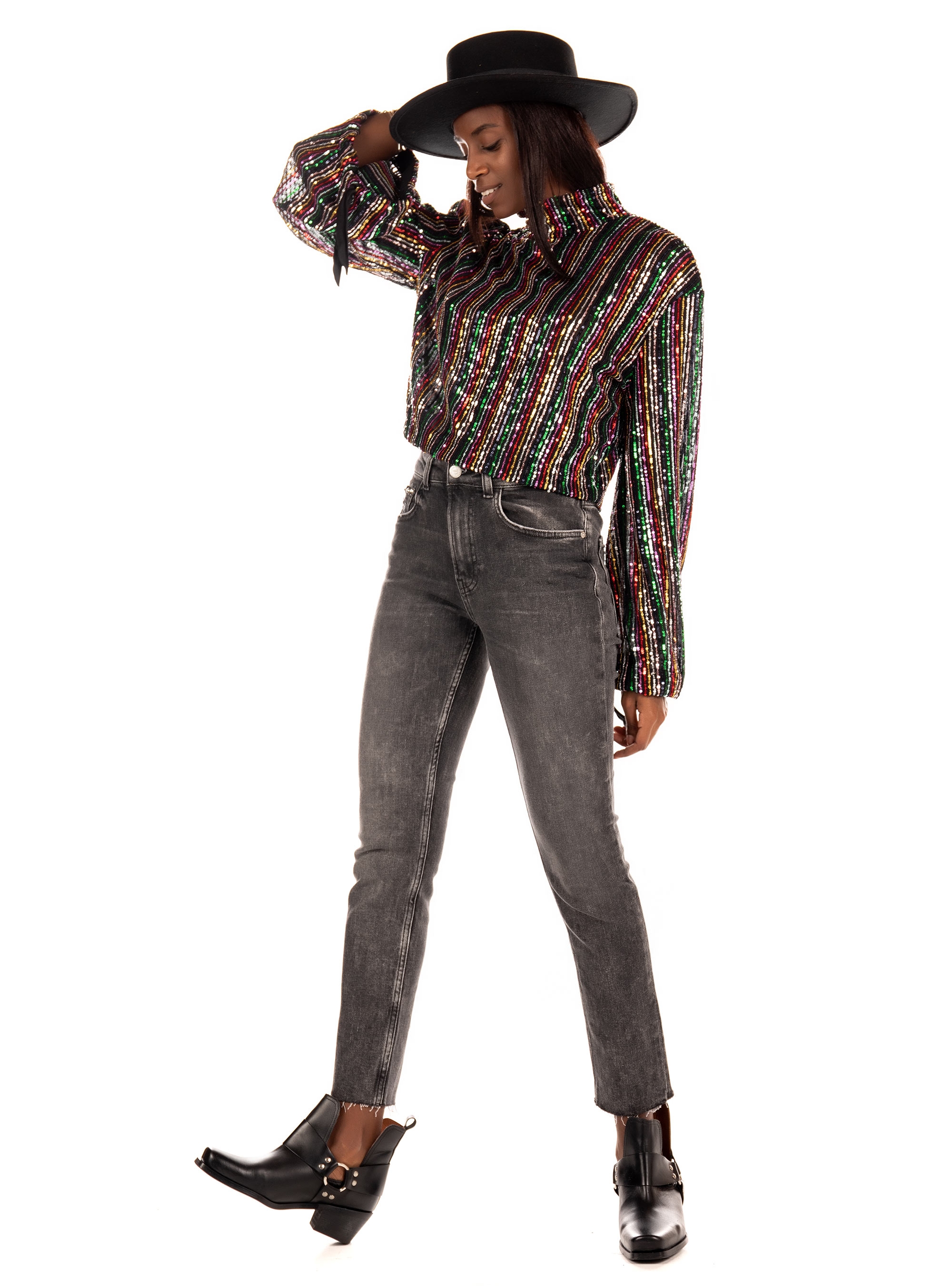 Free People Top-Multi Colors