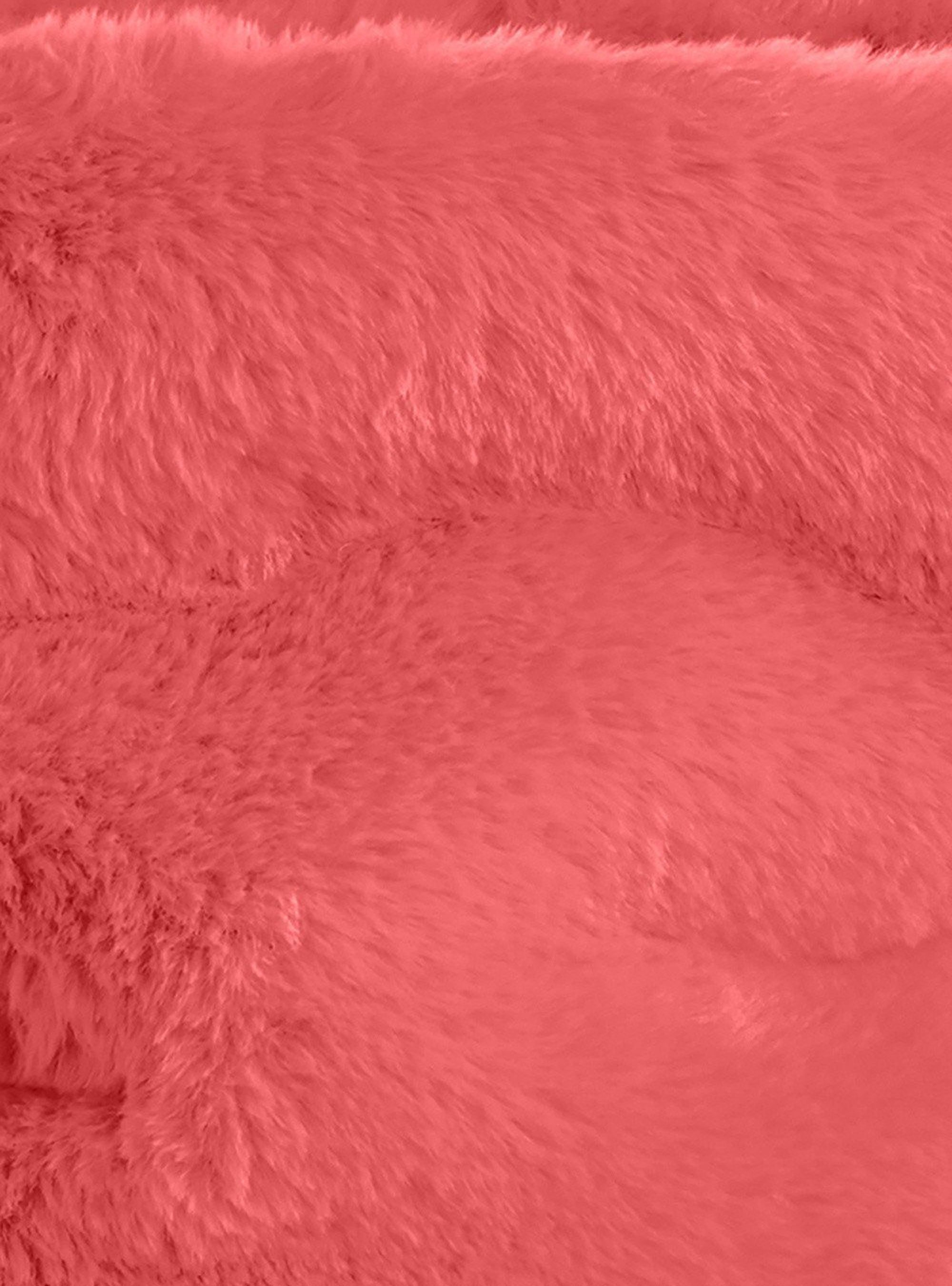 OOF Faux Fur Collar-Pink
