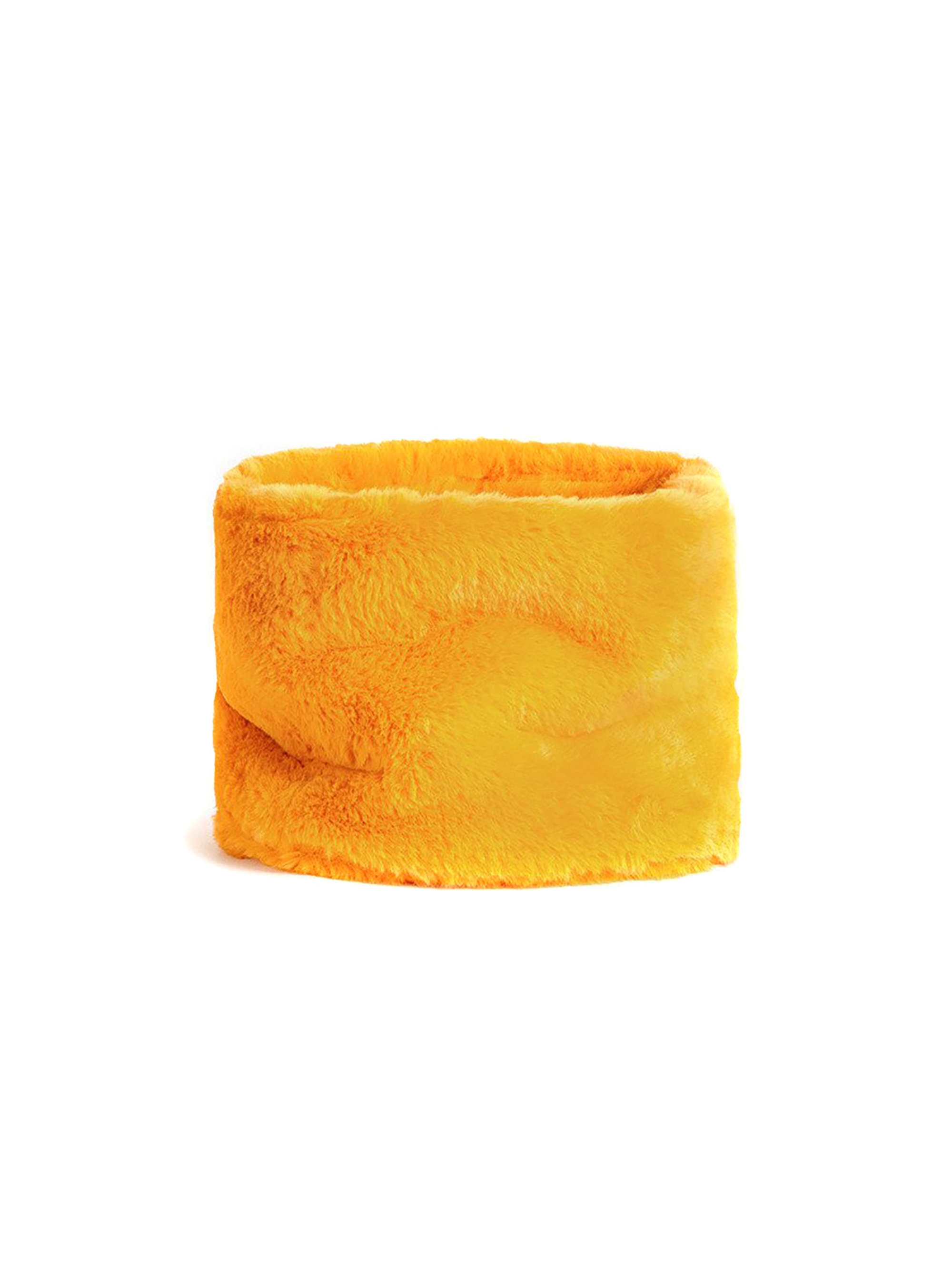OOF Faux Fur Collar-Mustard