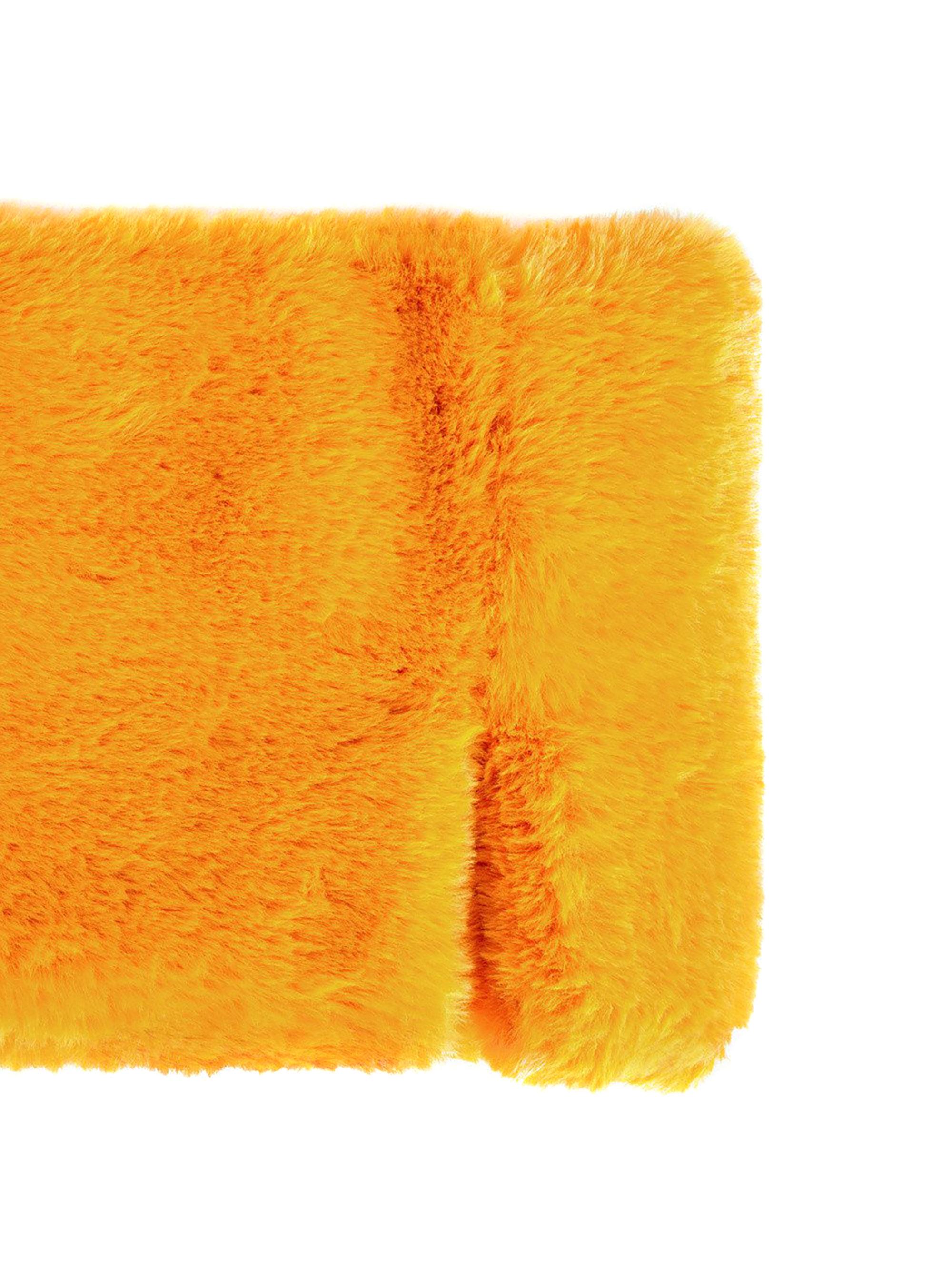 OOF Faux Fur Collar-Mustard