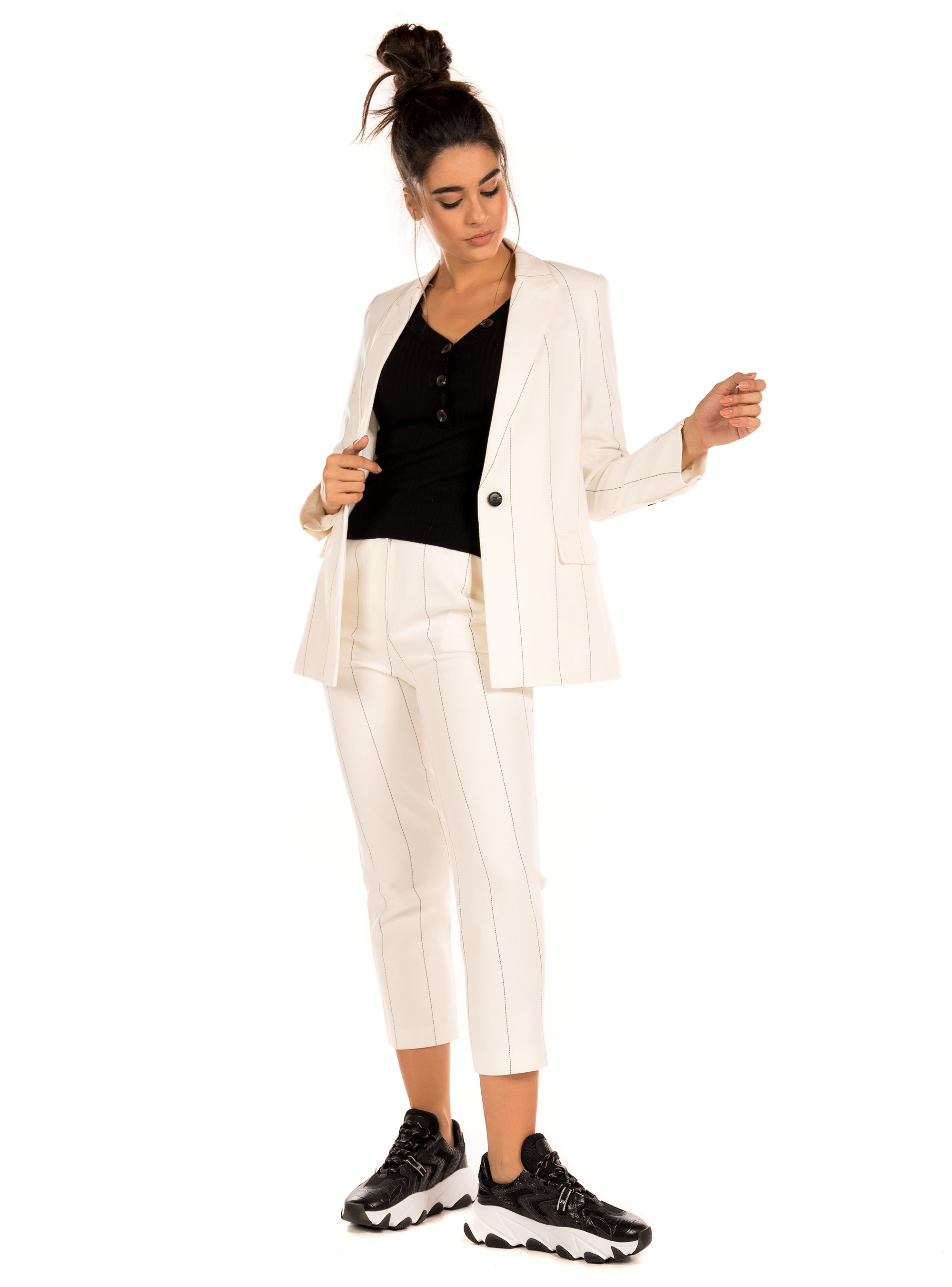 The Korner Pants-White