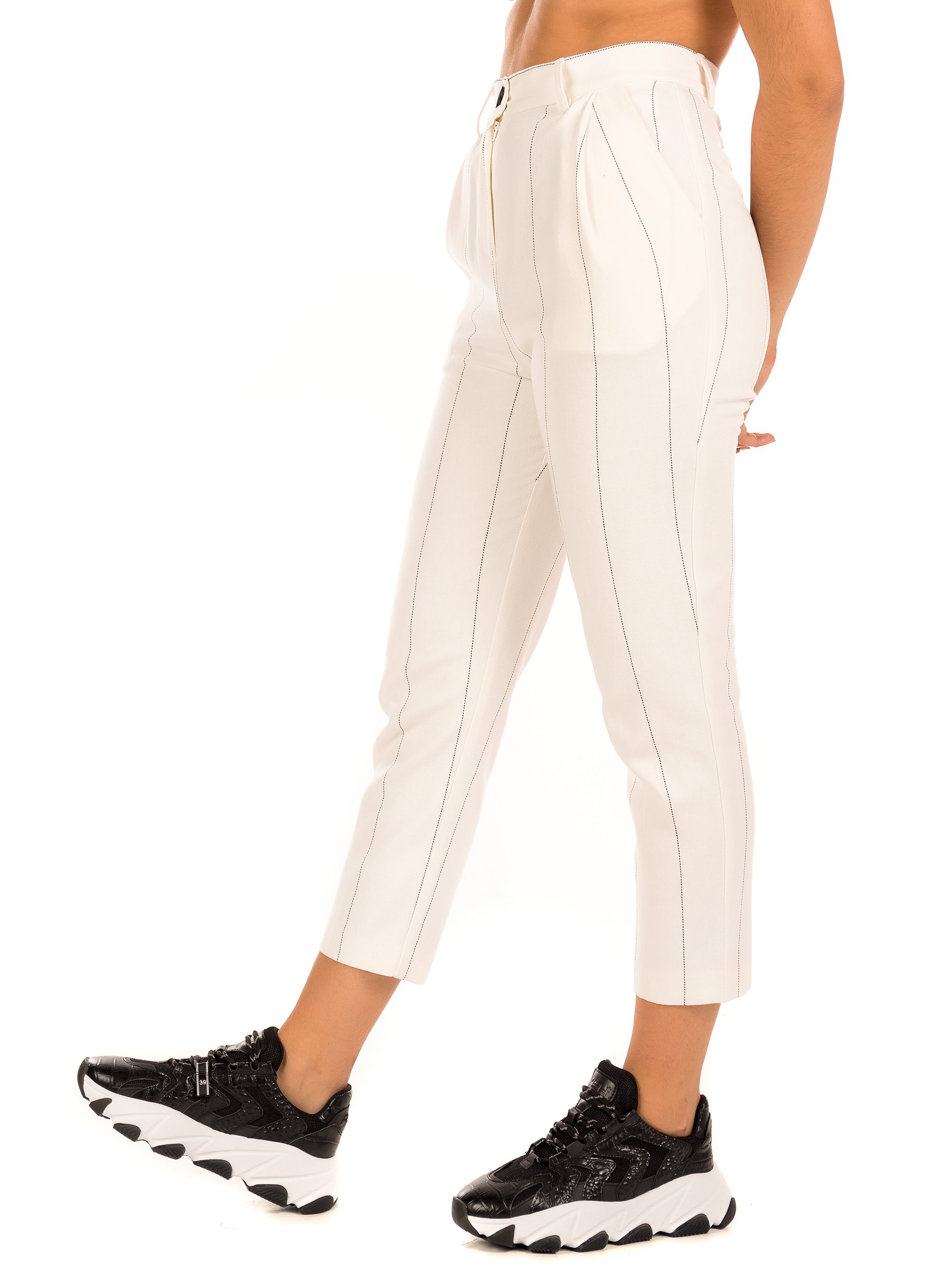 The Korner Pants-White