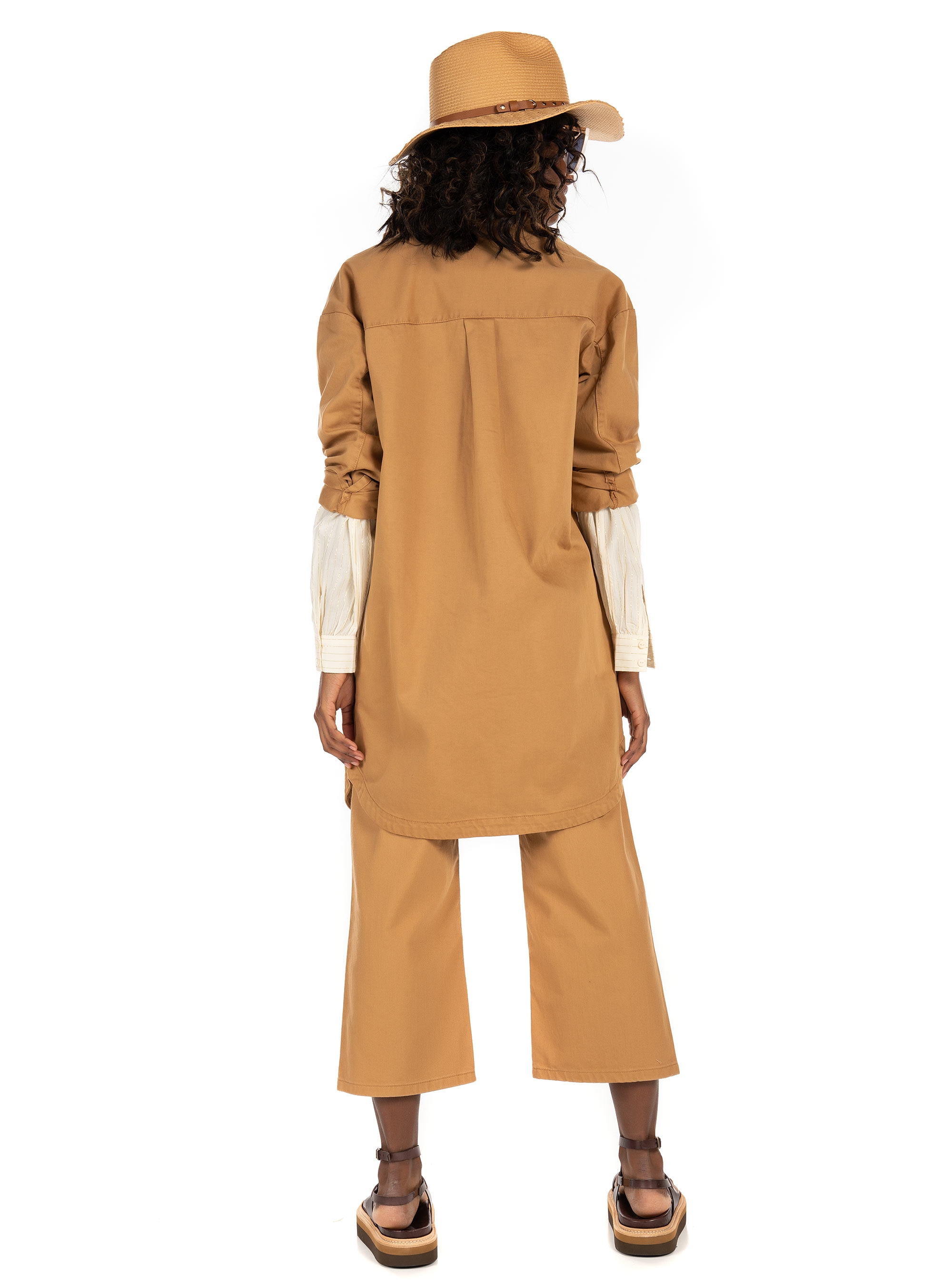 Vero Moda Oversized Shirt-Rust