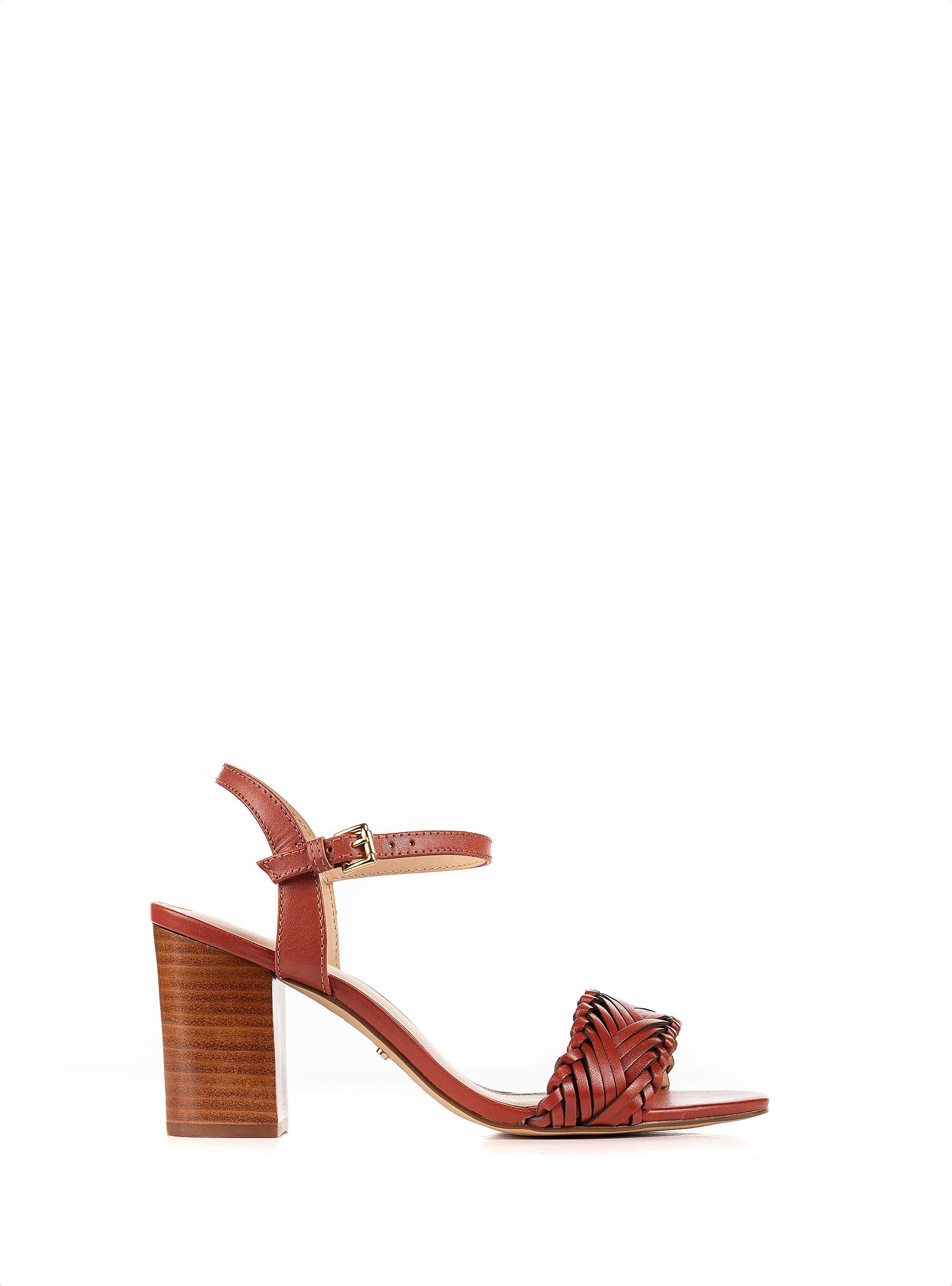 Arezzo Heeled Sandals-Brown