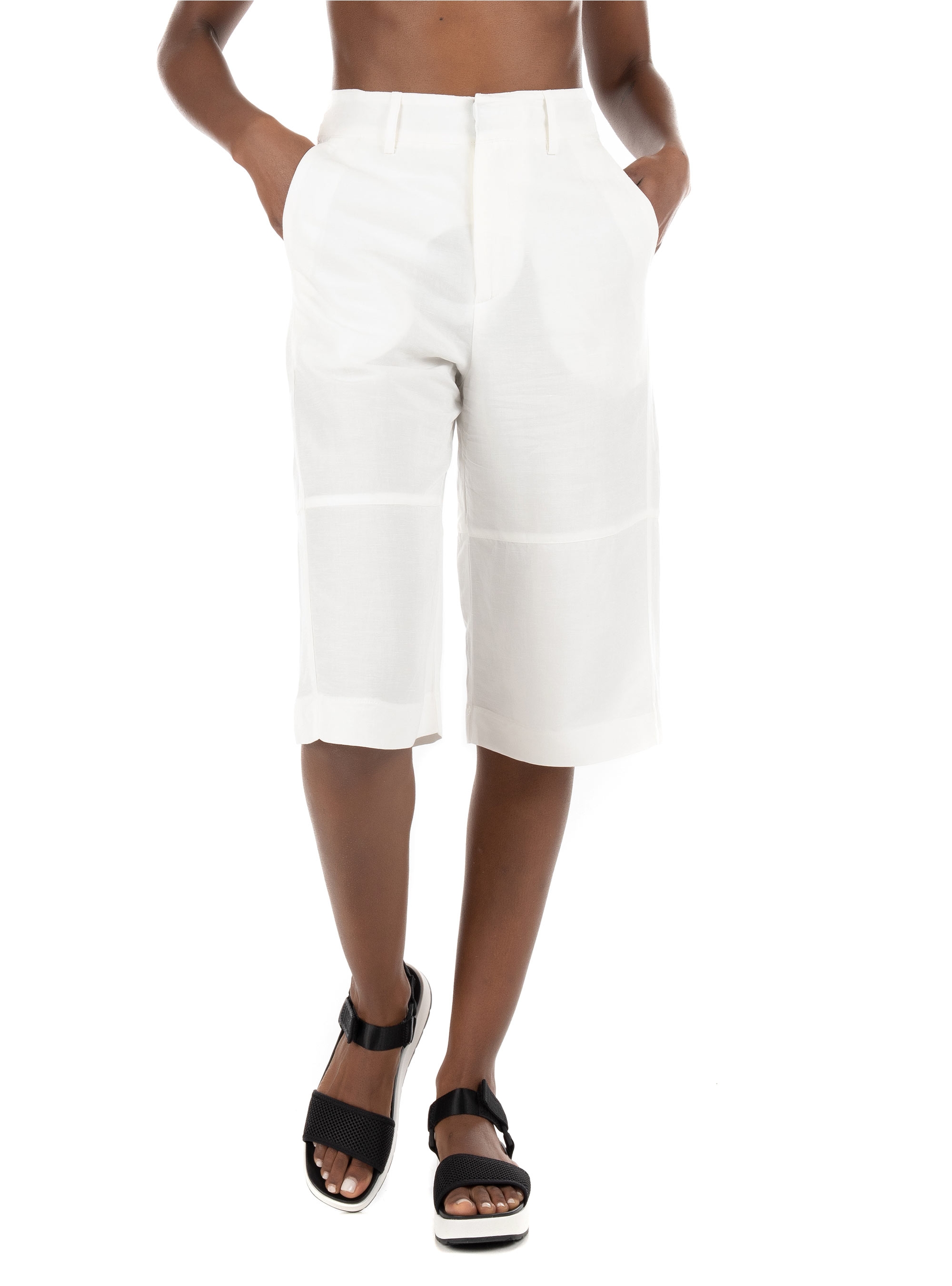 Black & Black Shorts-Off White