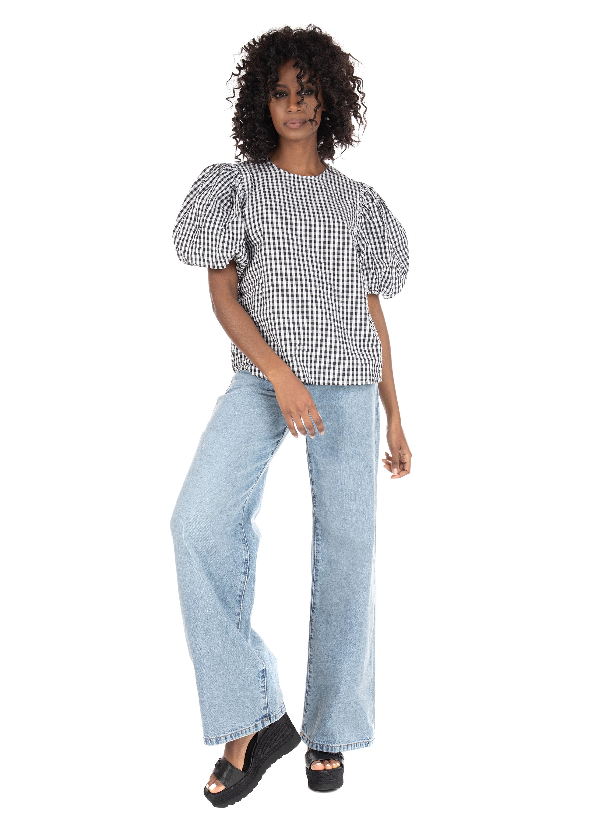 Vero Moda Top Oline-Black & White