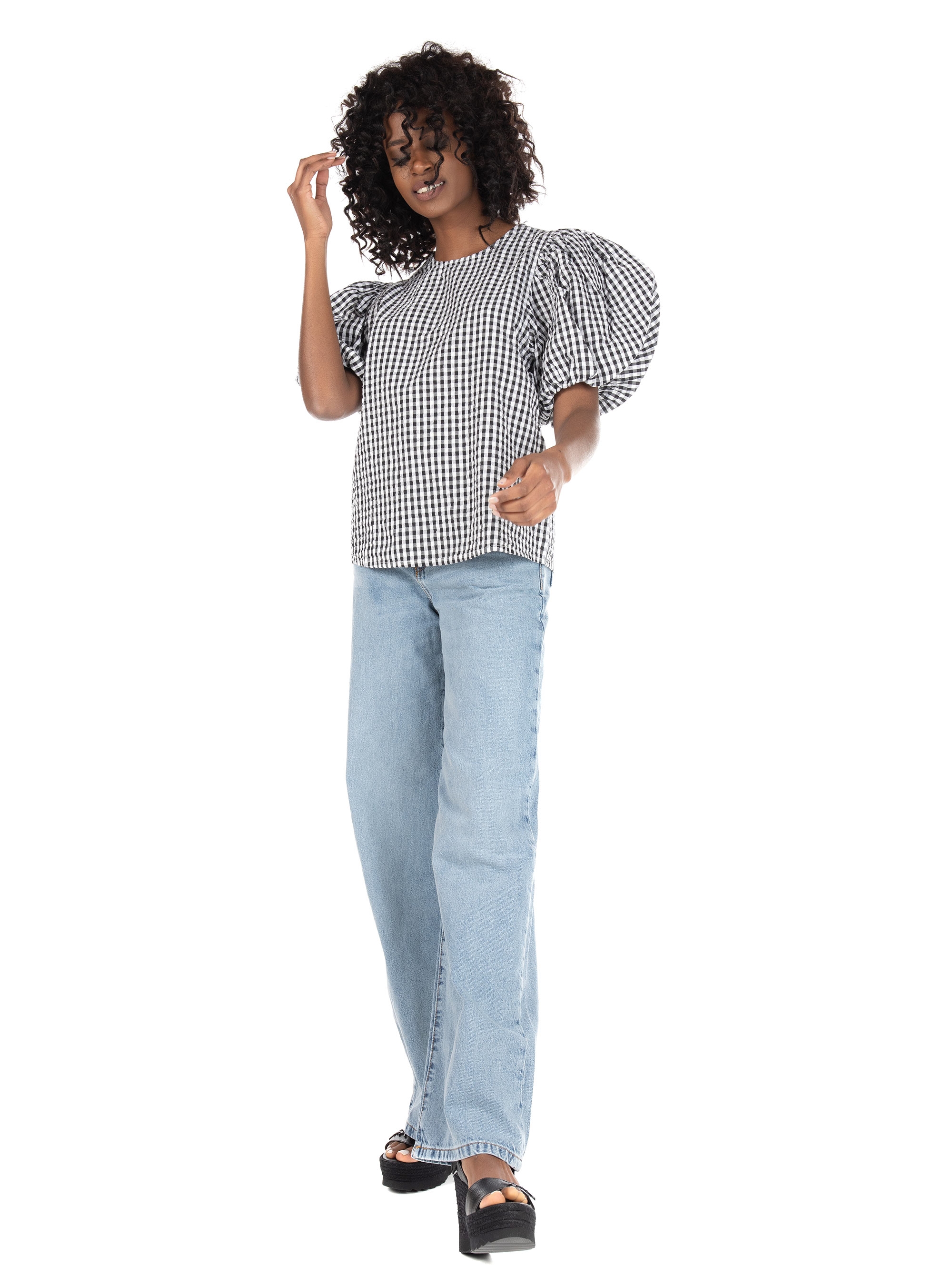 Vero Moda Top Oline-Black & White