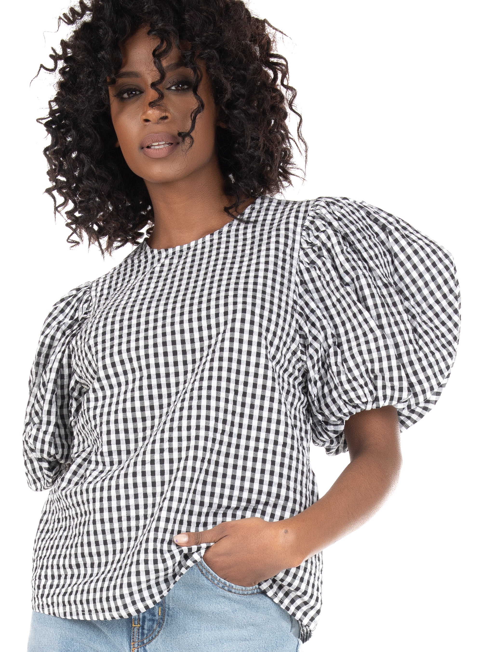Vero Moda Top Oline-Black & White