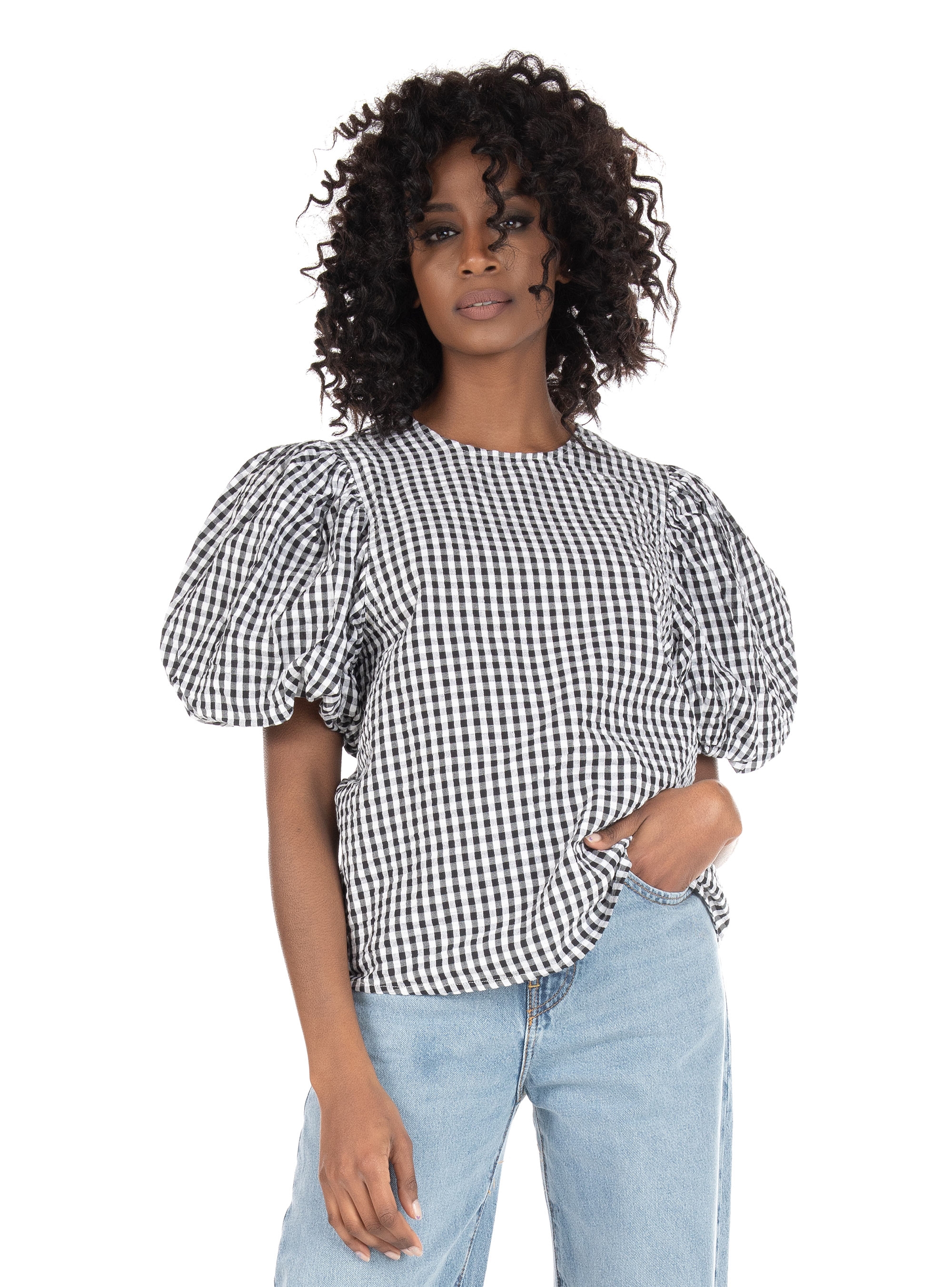 Vero Moda Top Oline-Black & White