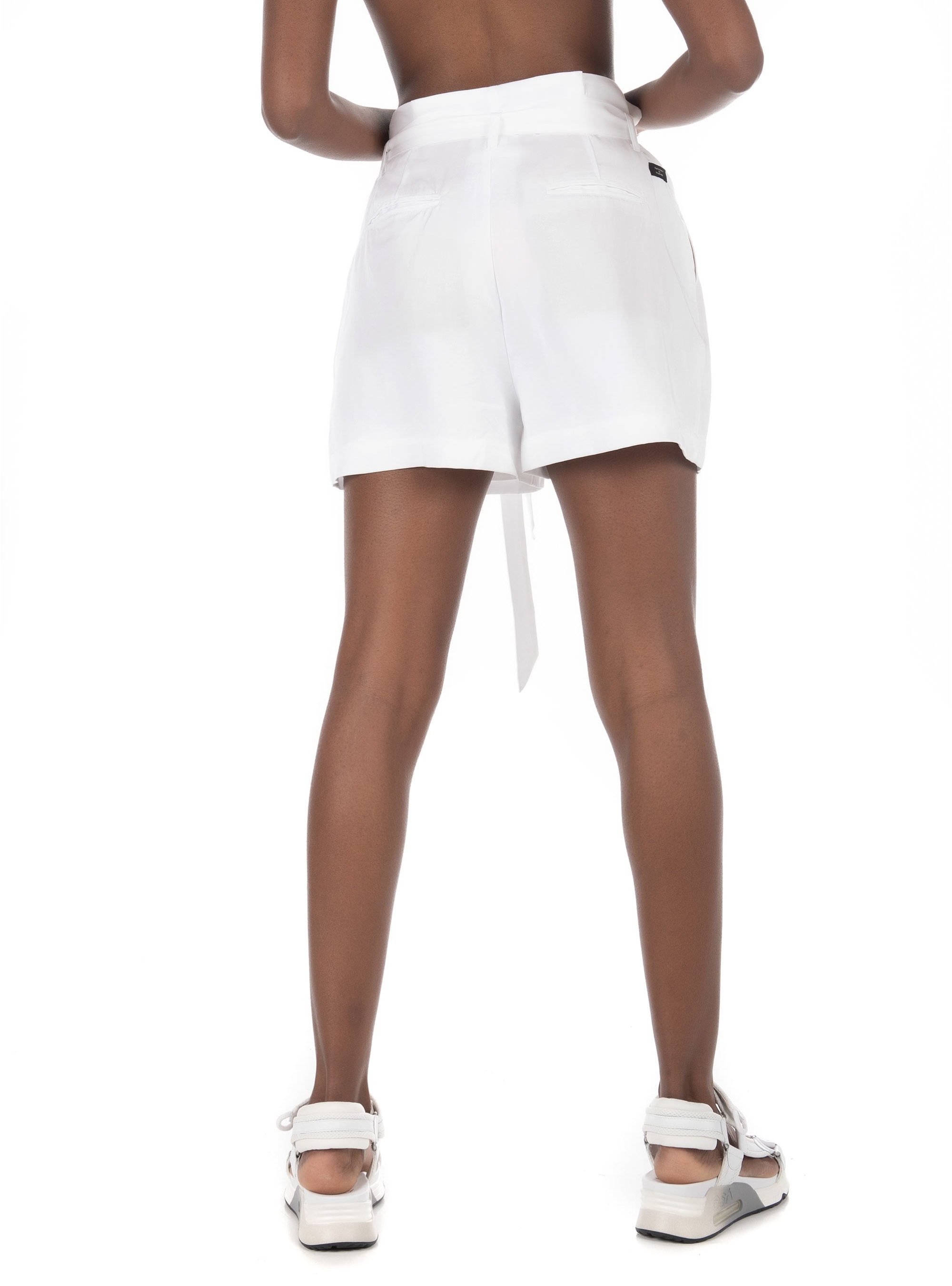 Superdry Paperbag Shorts-White