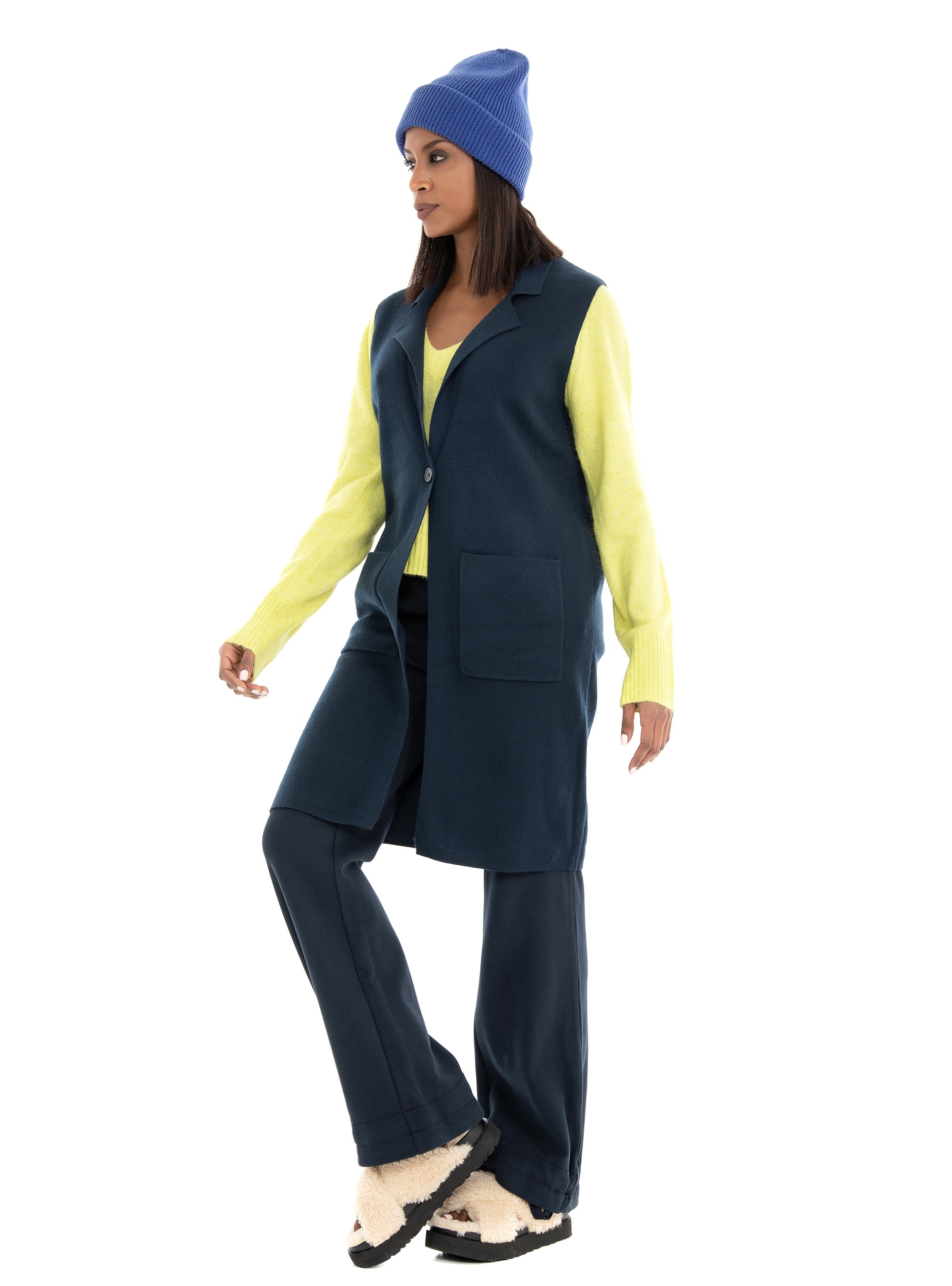 Ichi Knit Malis-Blue