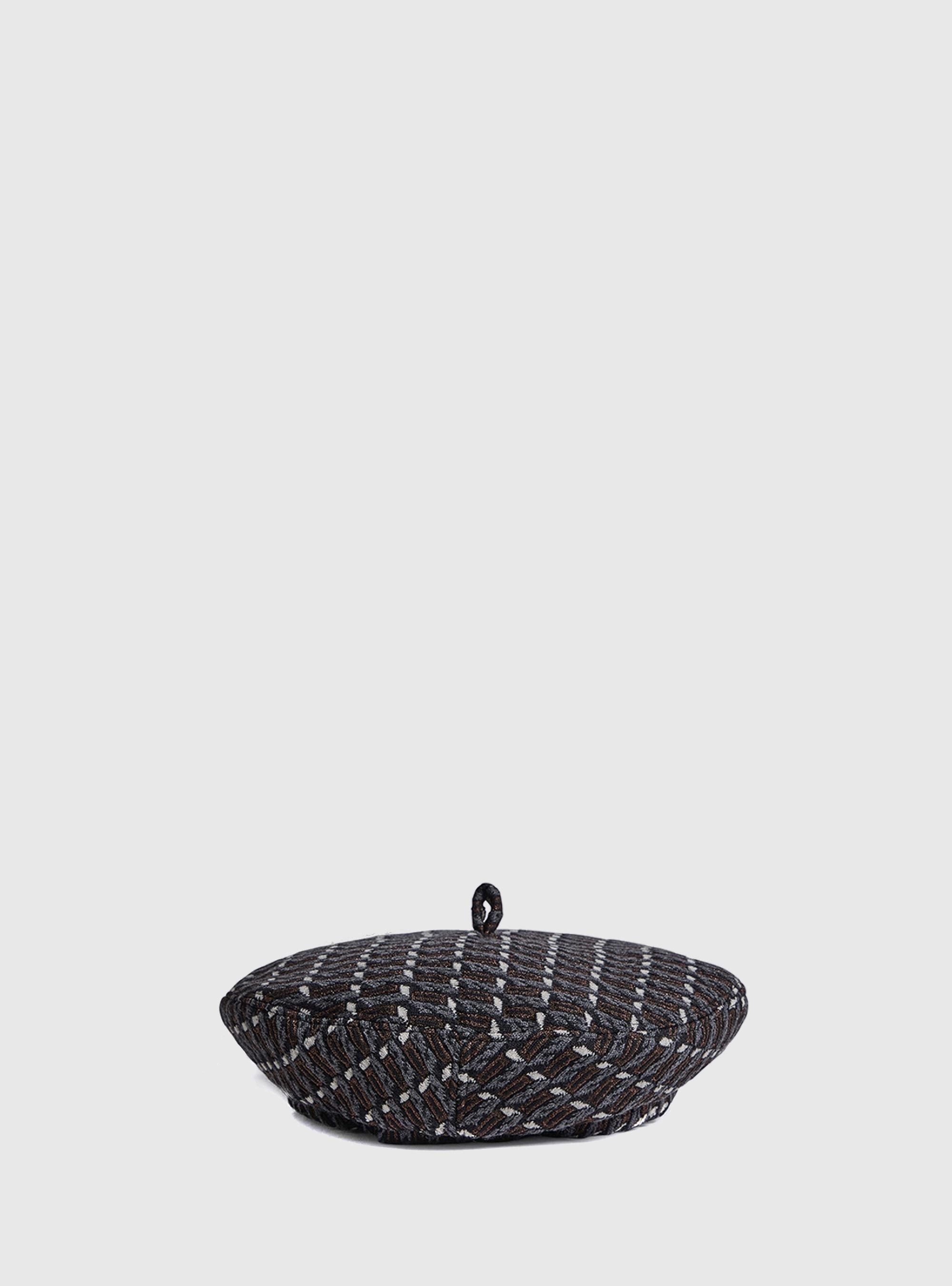 Dsquared Monogram Beret-Grey