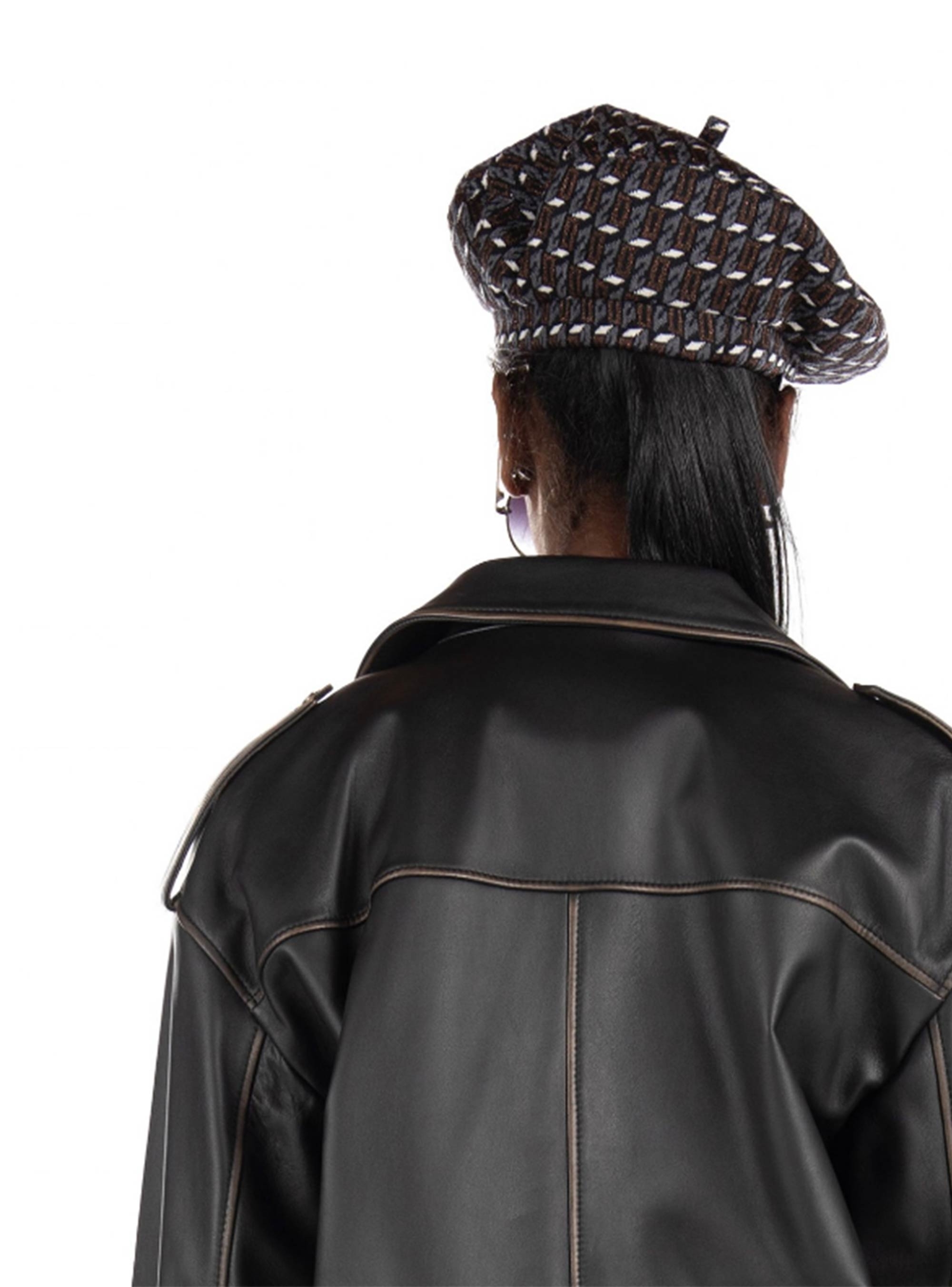 Dsquared Monogram Beret-Grey