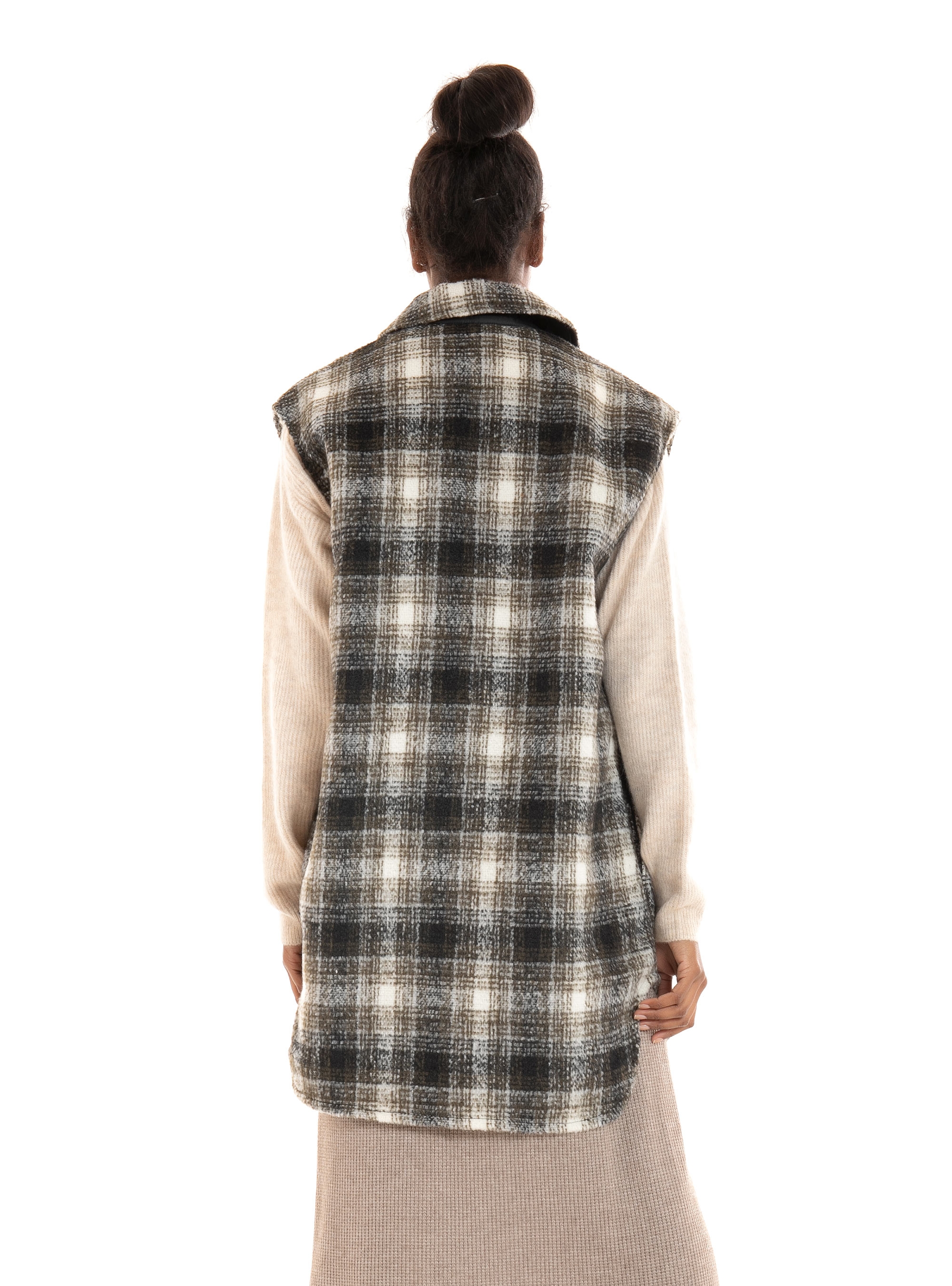 Vero Moda Waistcoat Luna-Khaki