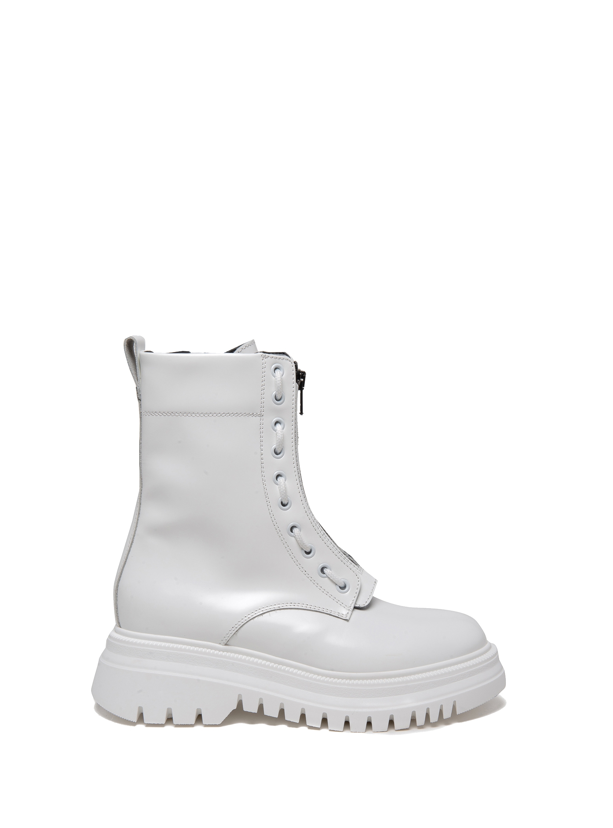 Janet & Janet Ankle Boots-White