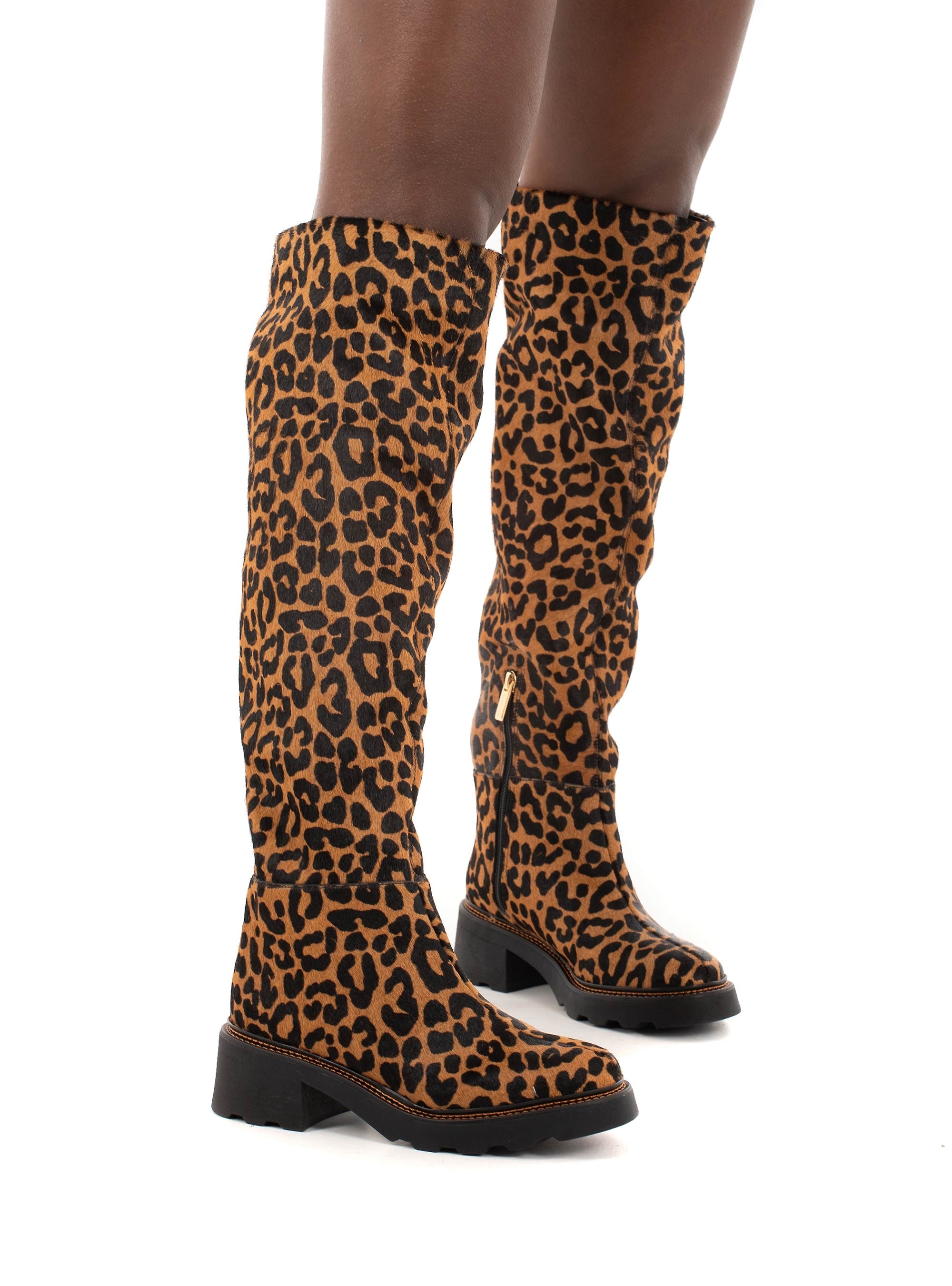 Carrano Boots-Animal Print