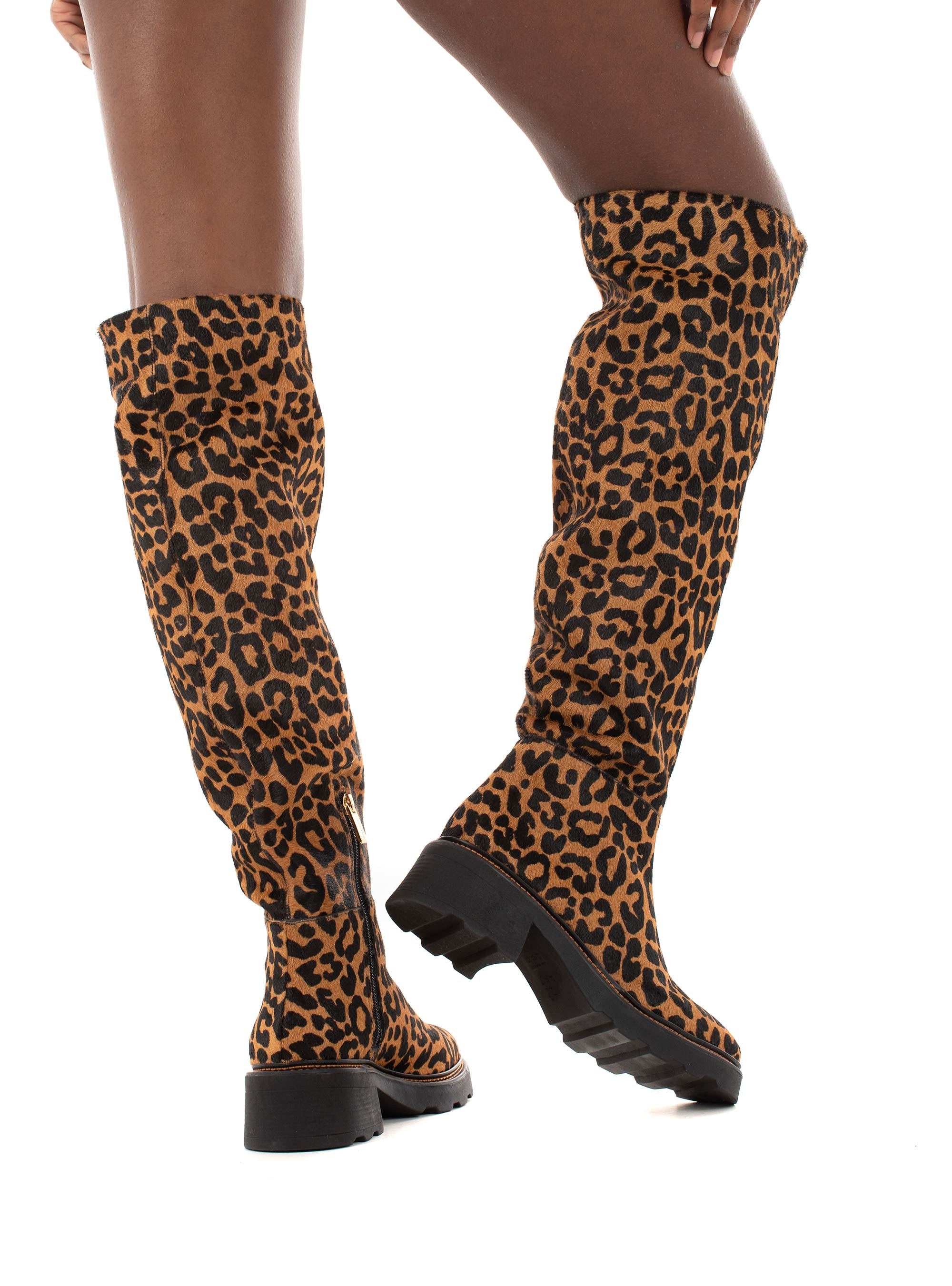 Carrano Boots-Animal Print