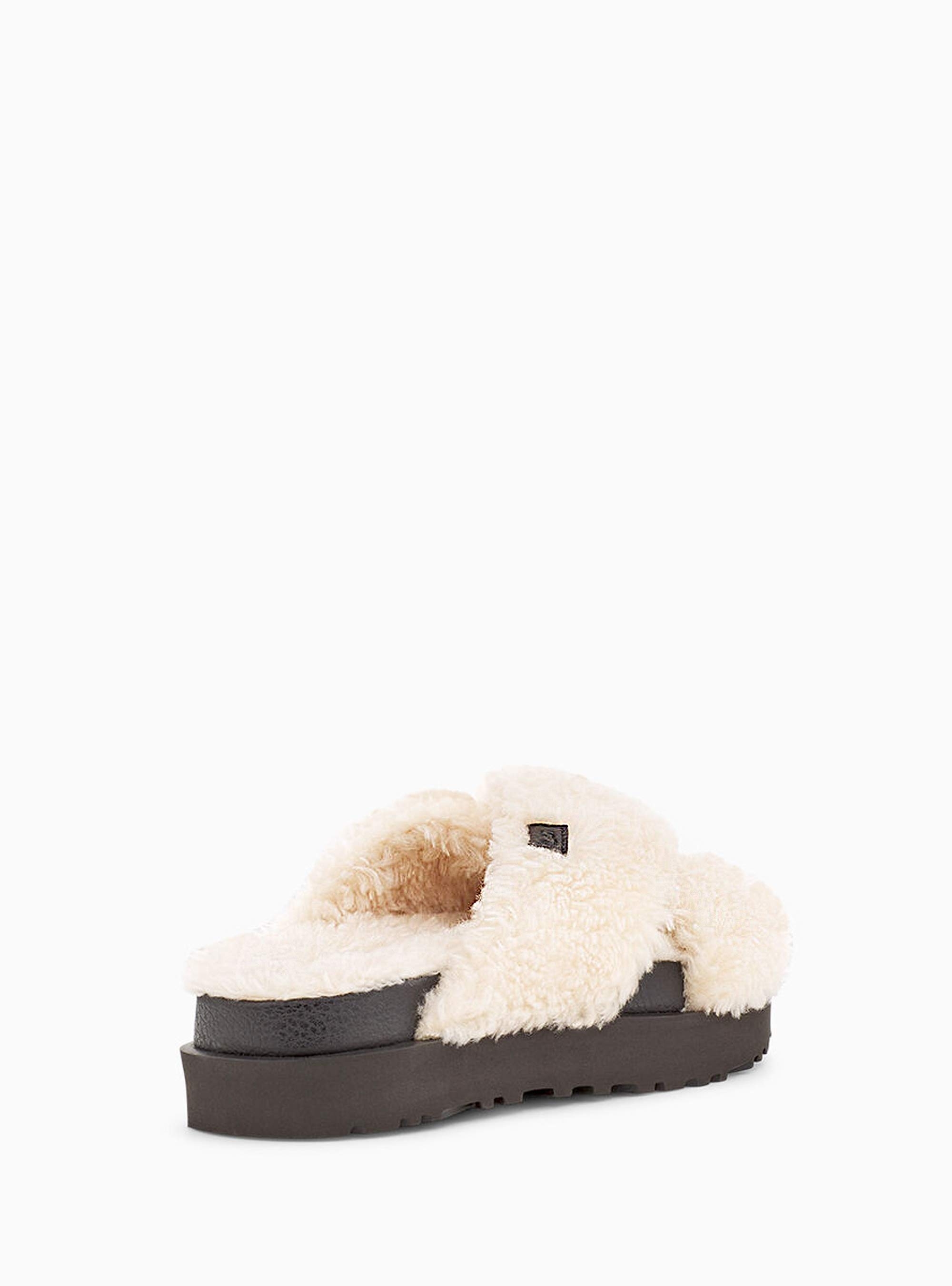 Ugg Cross Slide Fuzz Sugar-Beige