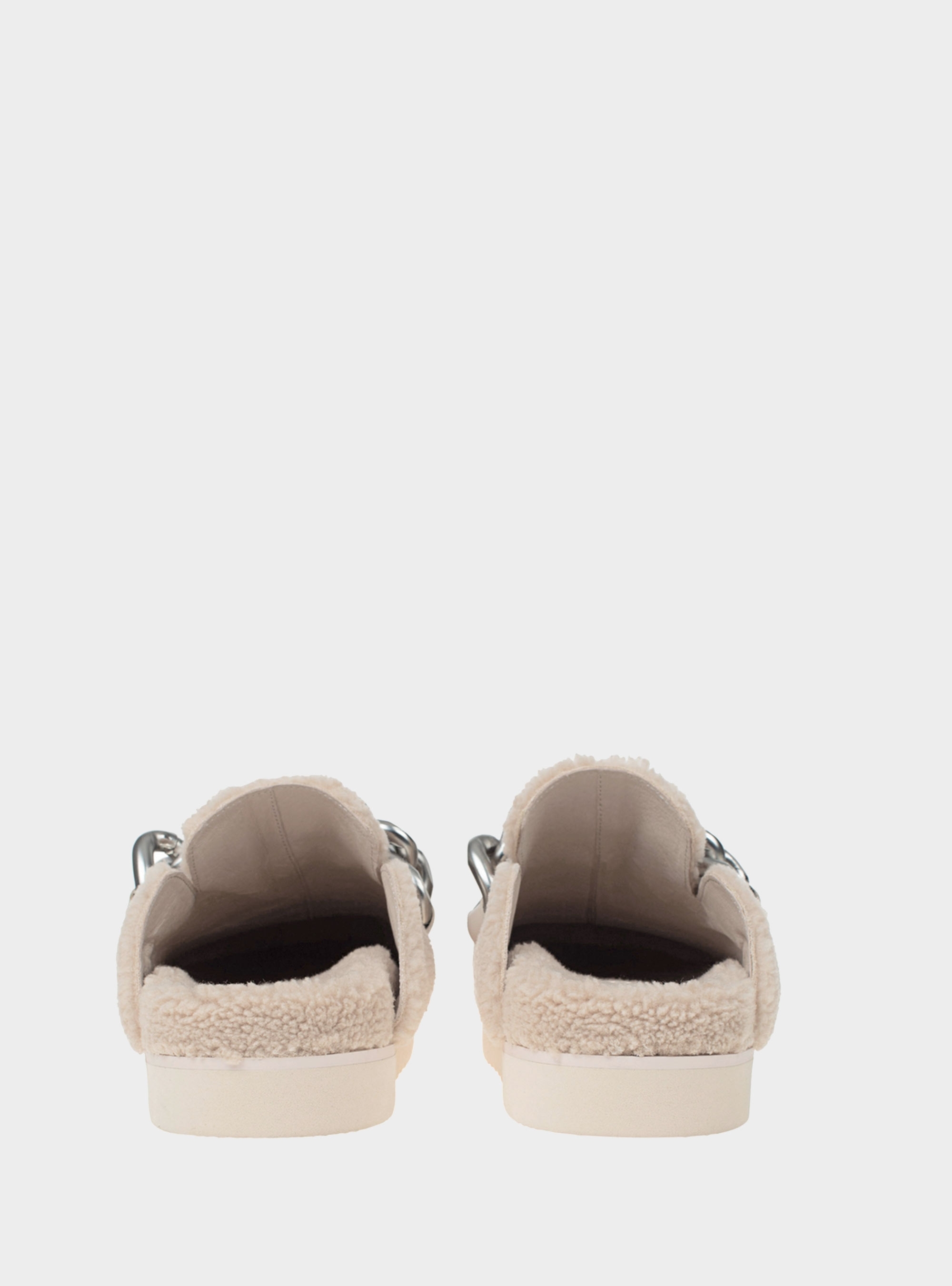Ash Slippers Ghost Fur-Off White