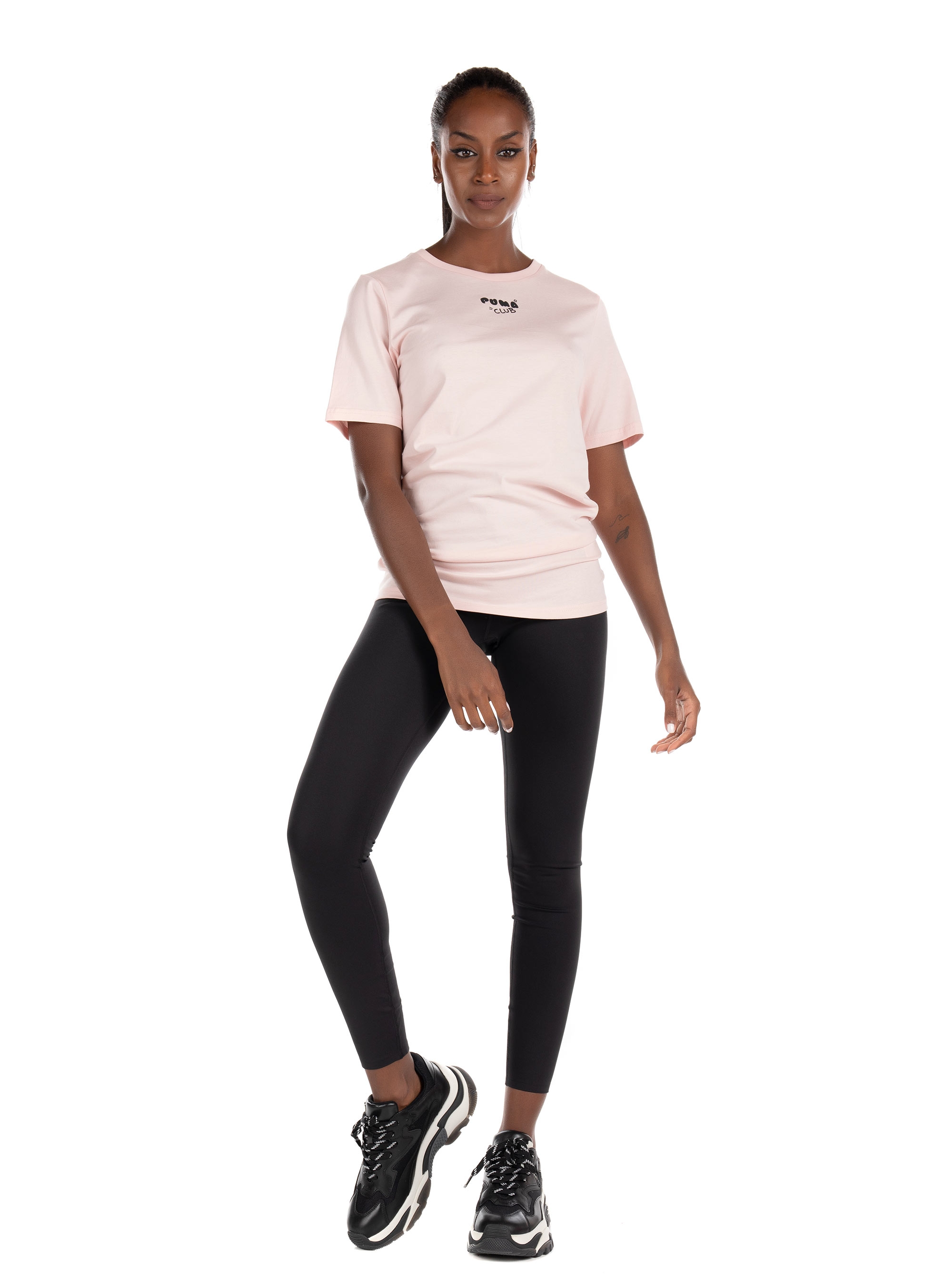 Puma Graphic  T-Shirt Club-Pink