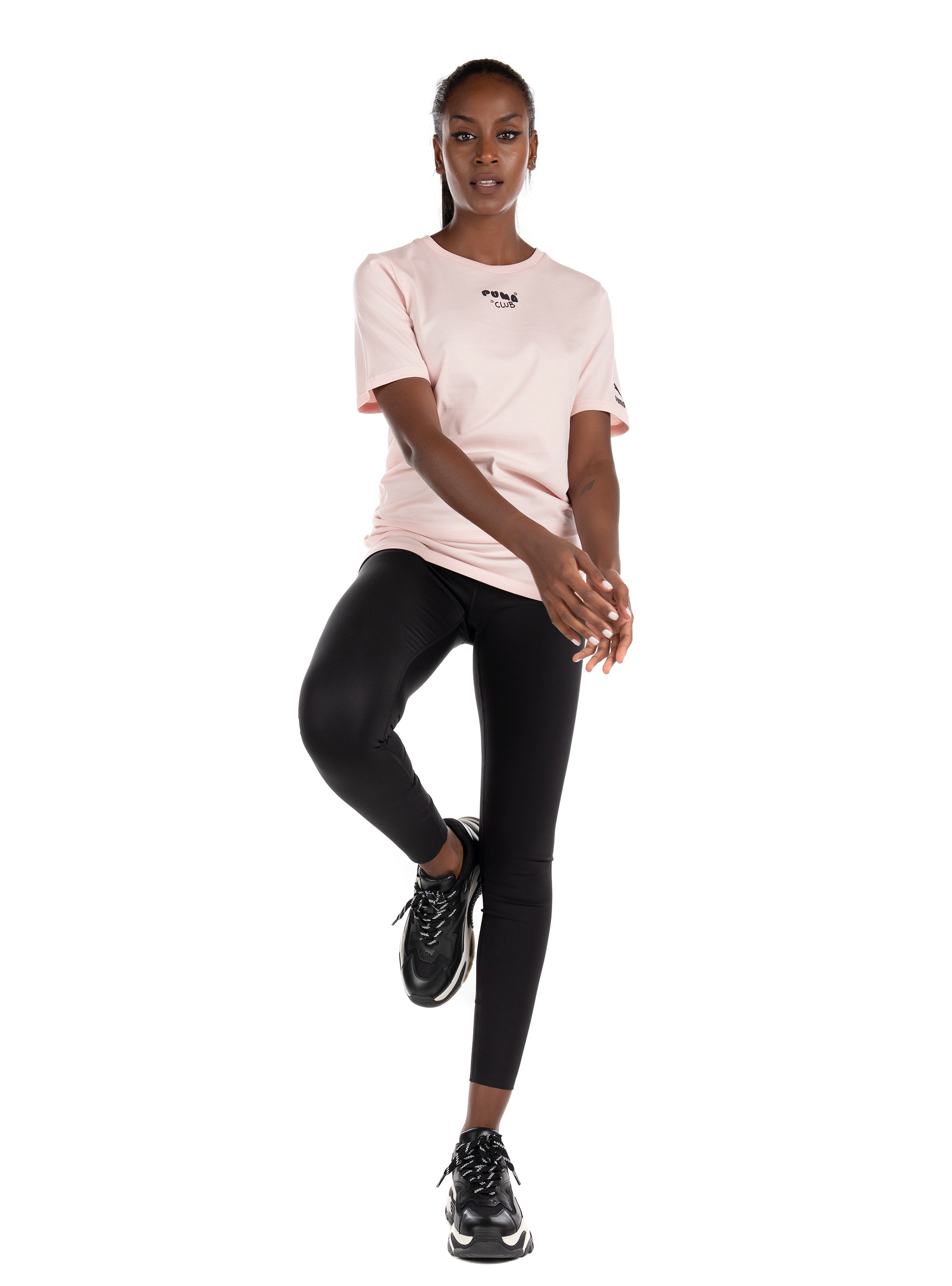 Puma Graphic  T-Shirt Club-Pink