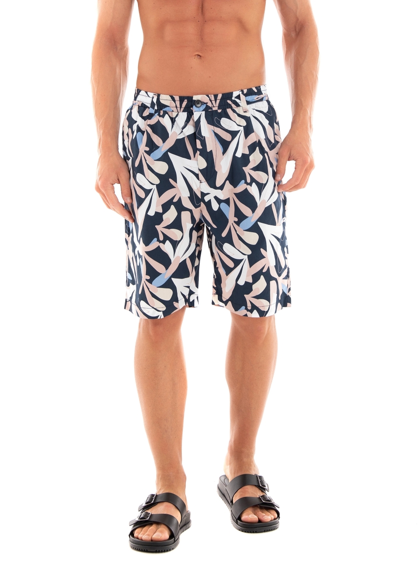 Selected Loose Baron Shorts - Navy