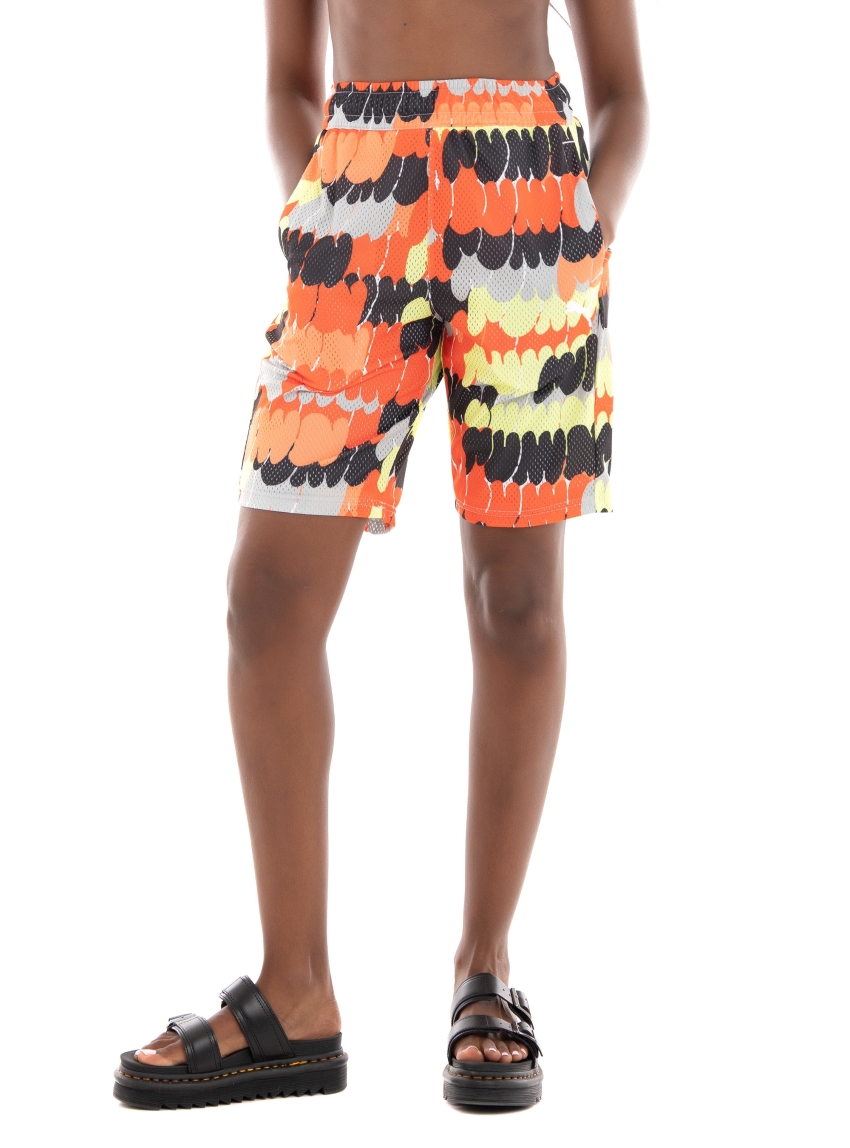 Puma Mesh Printed Practice Basketball Shorts - Multi Colors