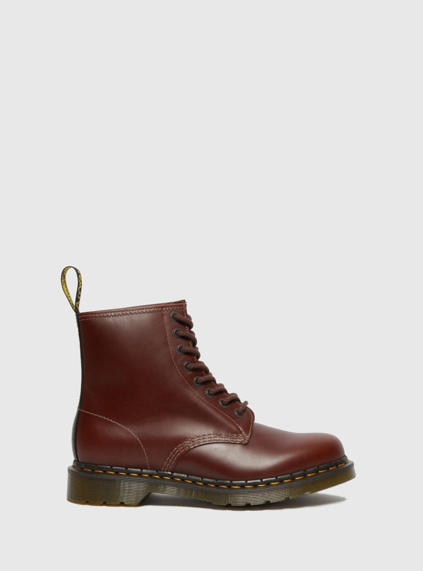 Dr Martens 1460 Abruzzo Leather Ankle Boots - Brown