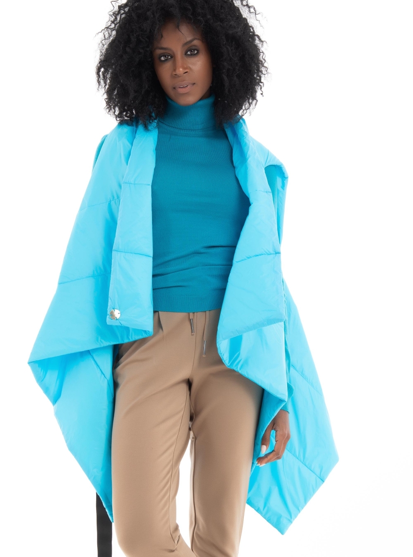 Efi D'angio Vest - Turquoise