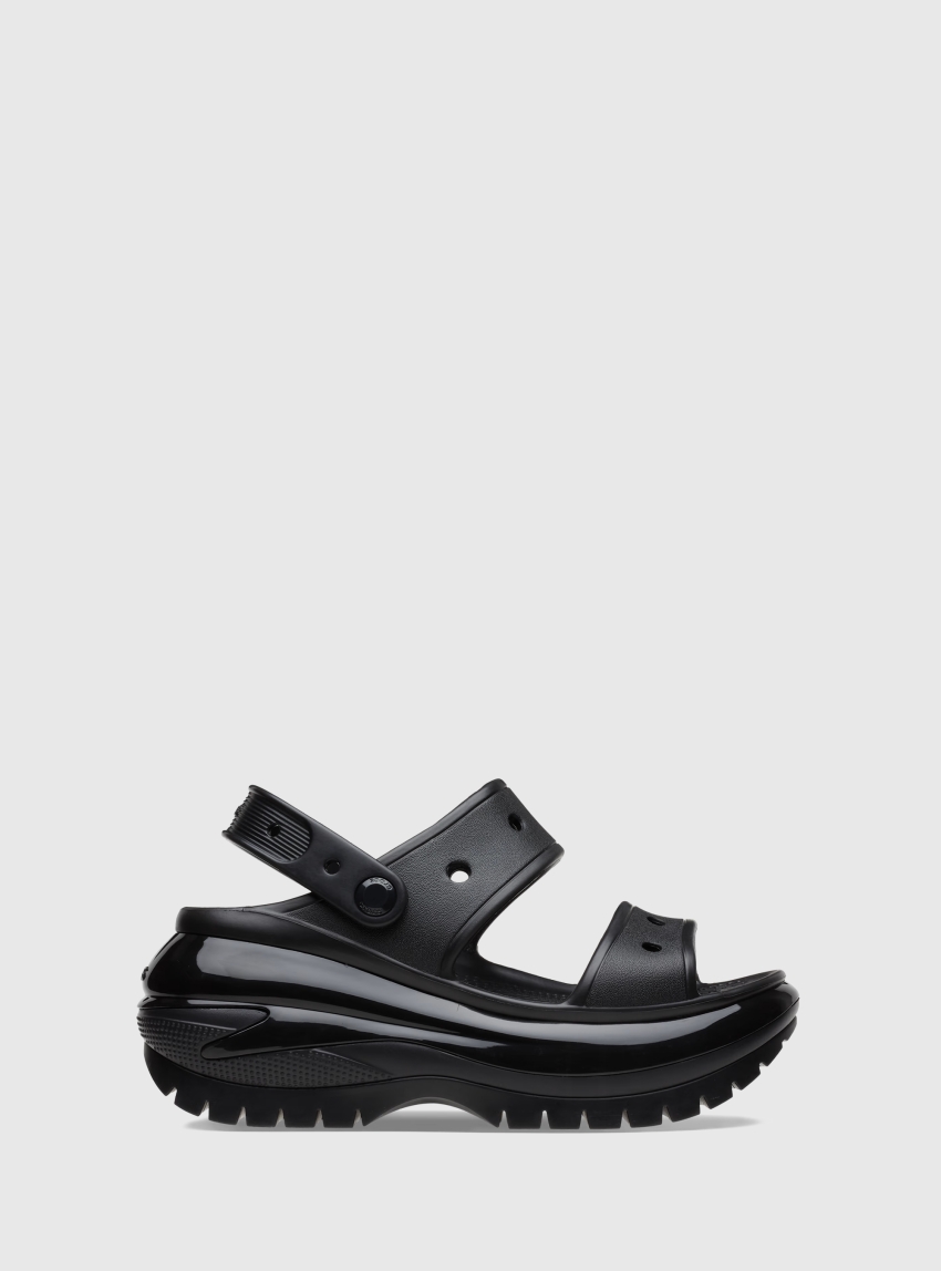 Crocs Classic Mega Crush Sandals - Black