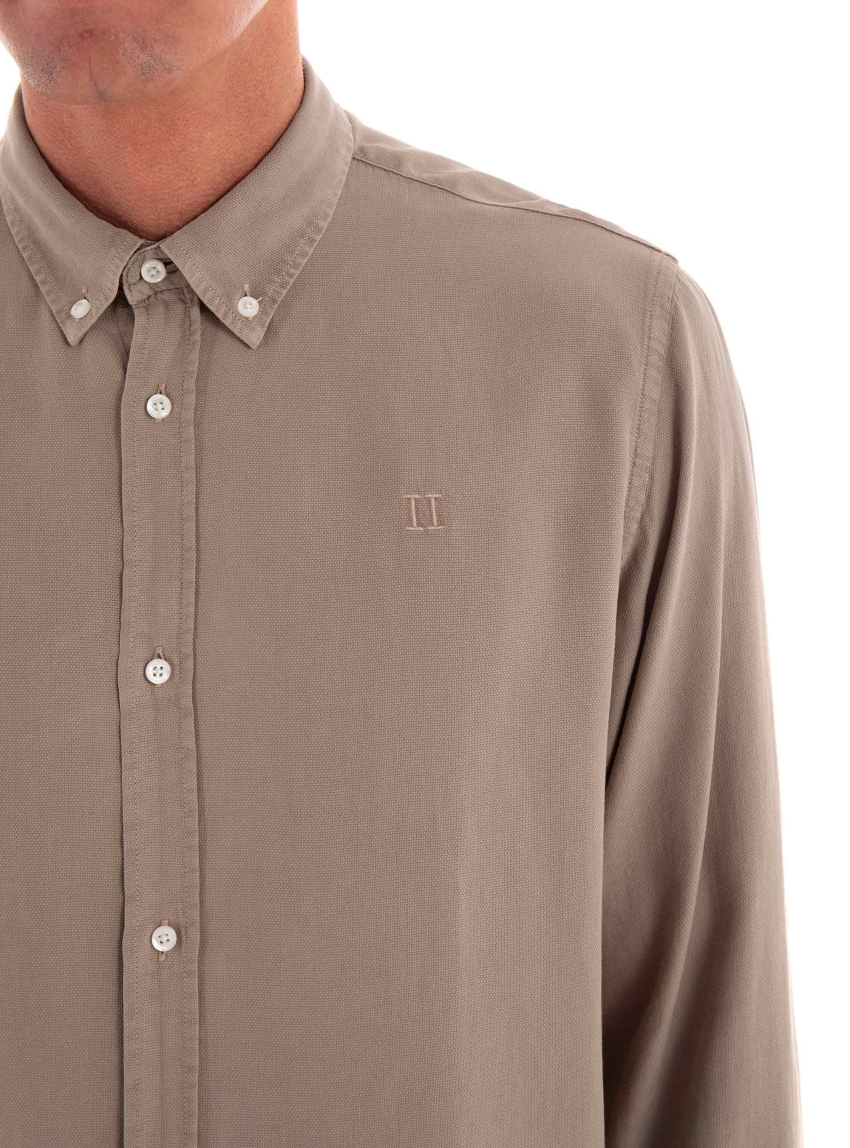 Les Deux Kristian Dobby Shirt - Taupe
