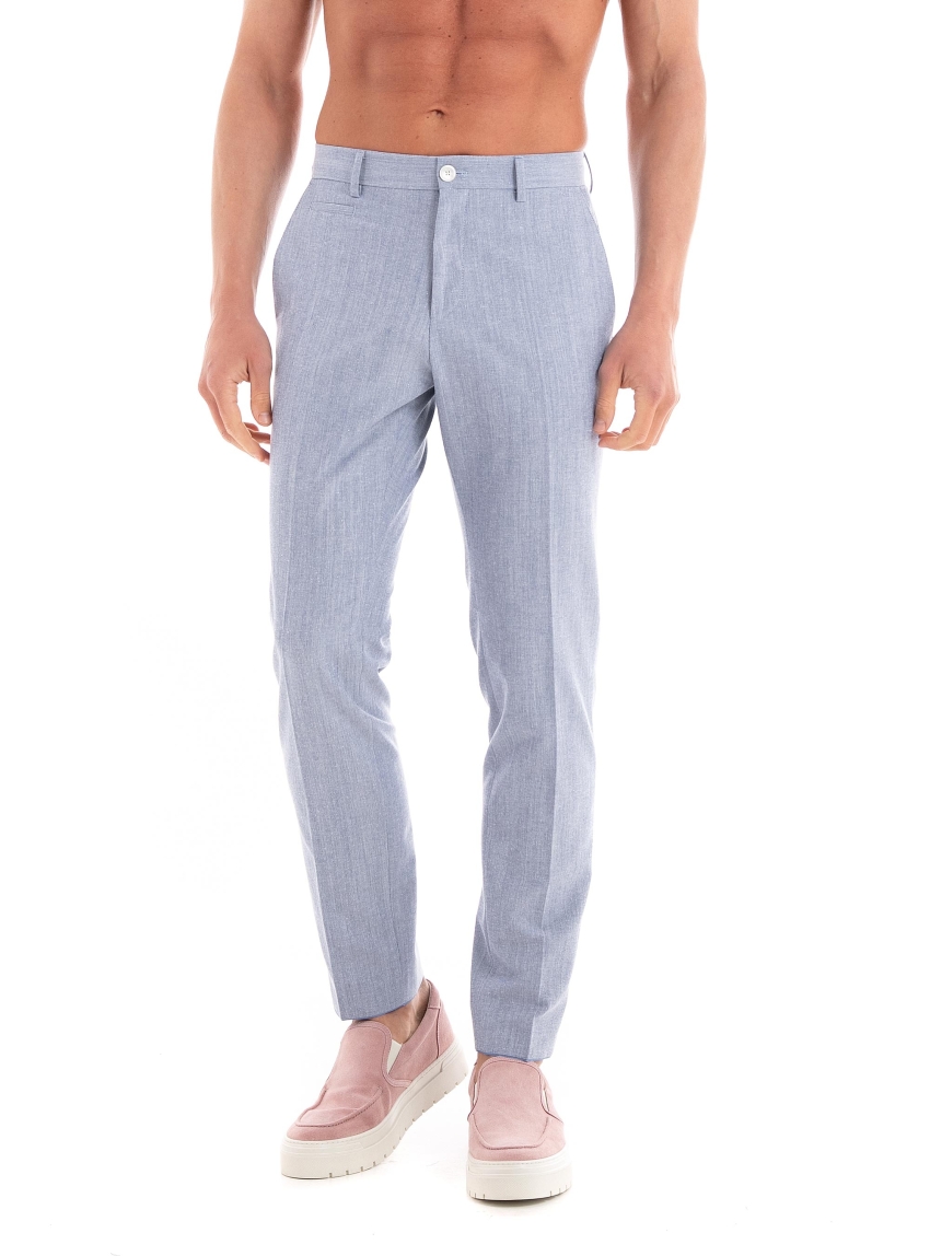 BOSS Slim Fit Trousers H-Genius-224 - Light Blue