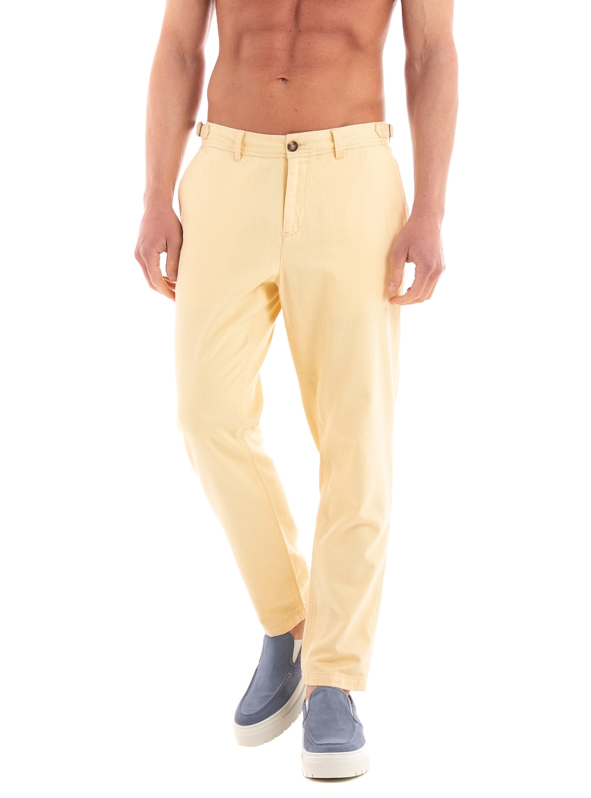 Scotch & Soda The Drift Tapered Fit Twill Chino Pants - Beige