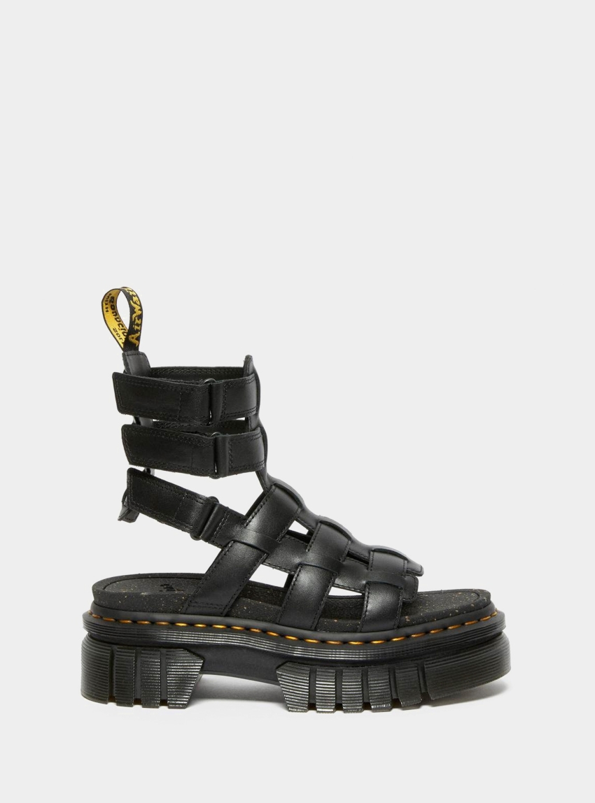 Dr Martens Ricki Gladiator Nappa Lux Sandals - Black