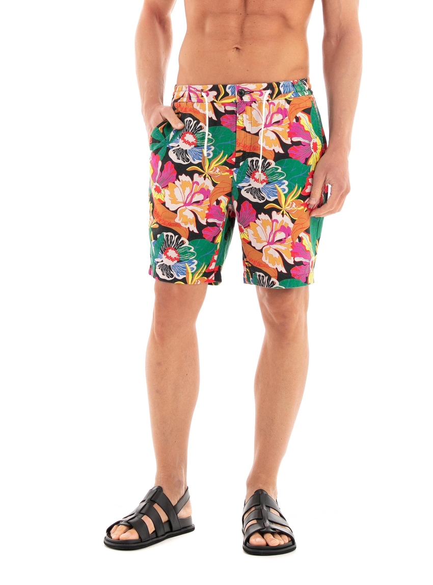 Scotch & Soda Fave Printed Floral Shorts - Multi Colors