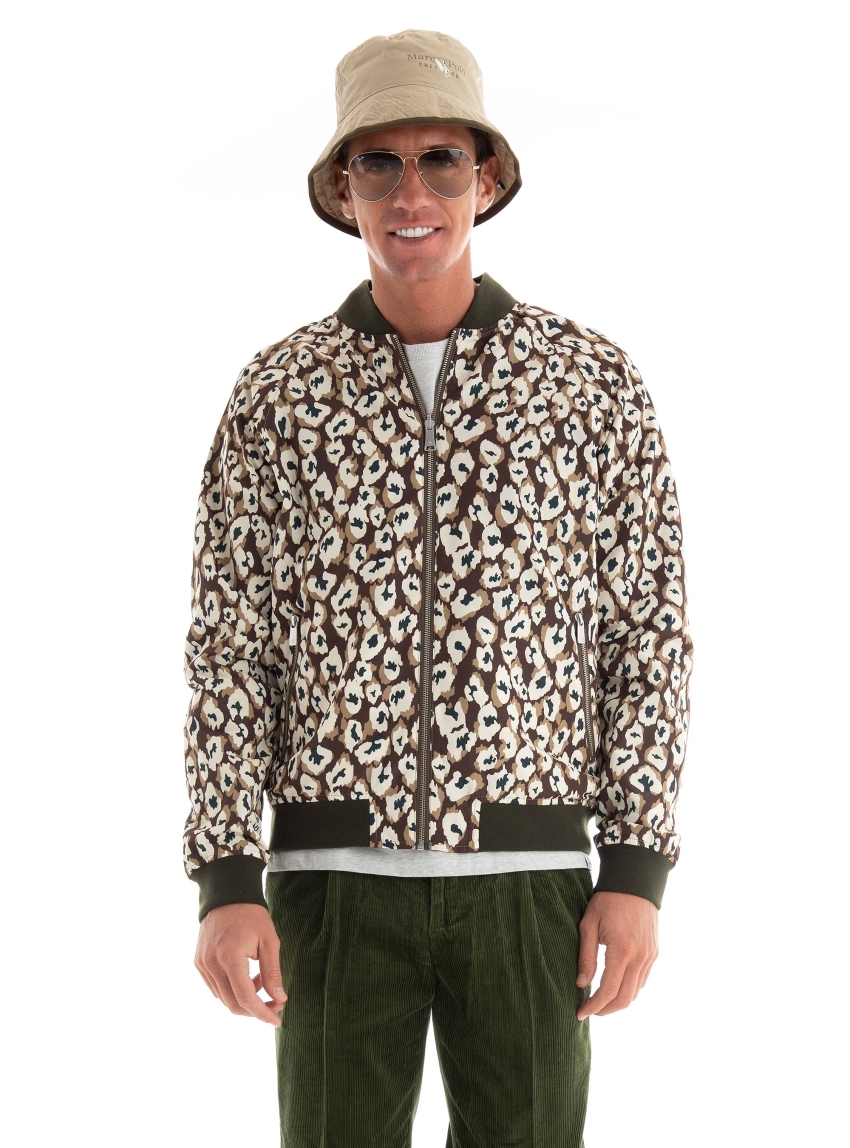 Scotch & Soda Reversible Bomber Jacket - Animal Print