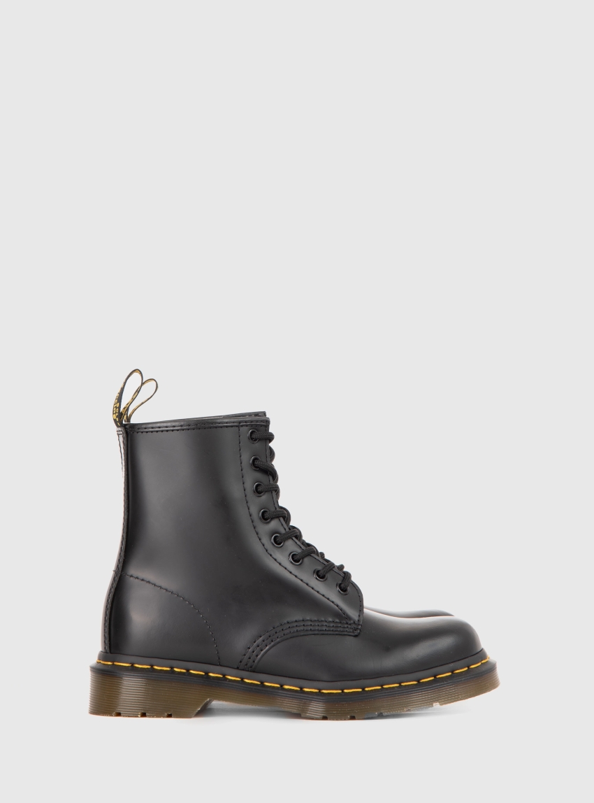Dr Martens 1460 Smooth Leather Lace Up Boots - Black