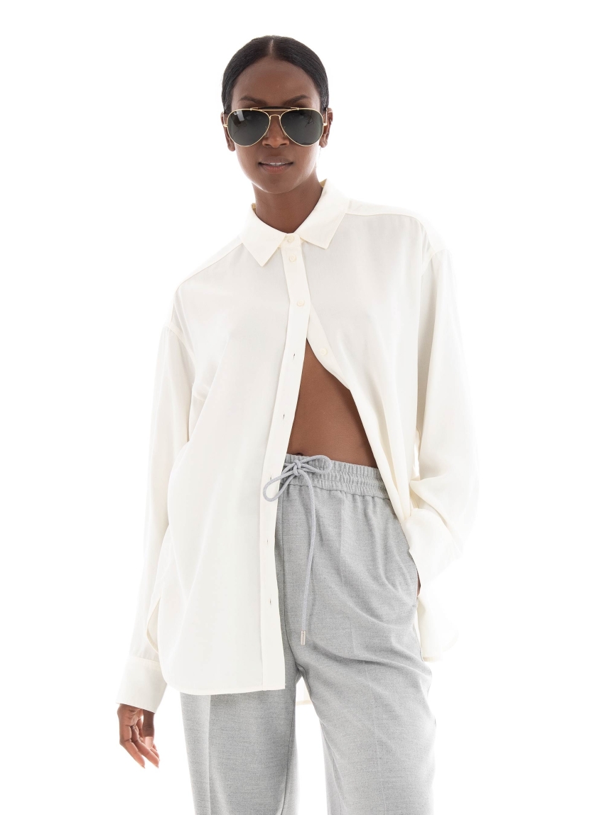 Marc O Polo Oversized Shirt - Cream