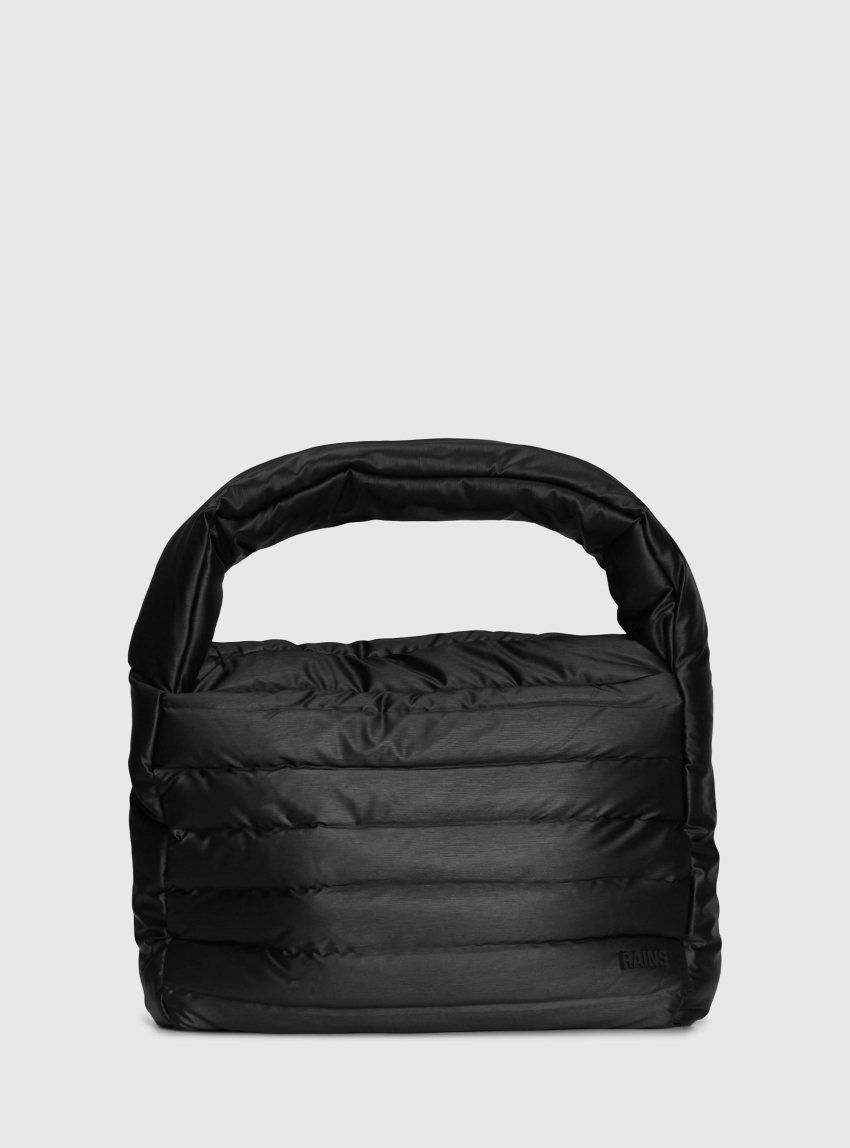 Rains Bator Puffer Tote Bag - Black